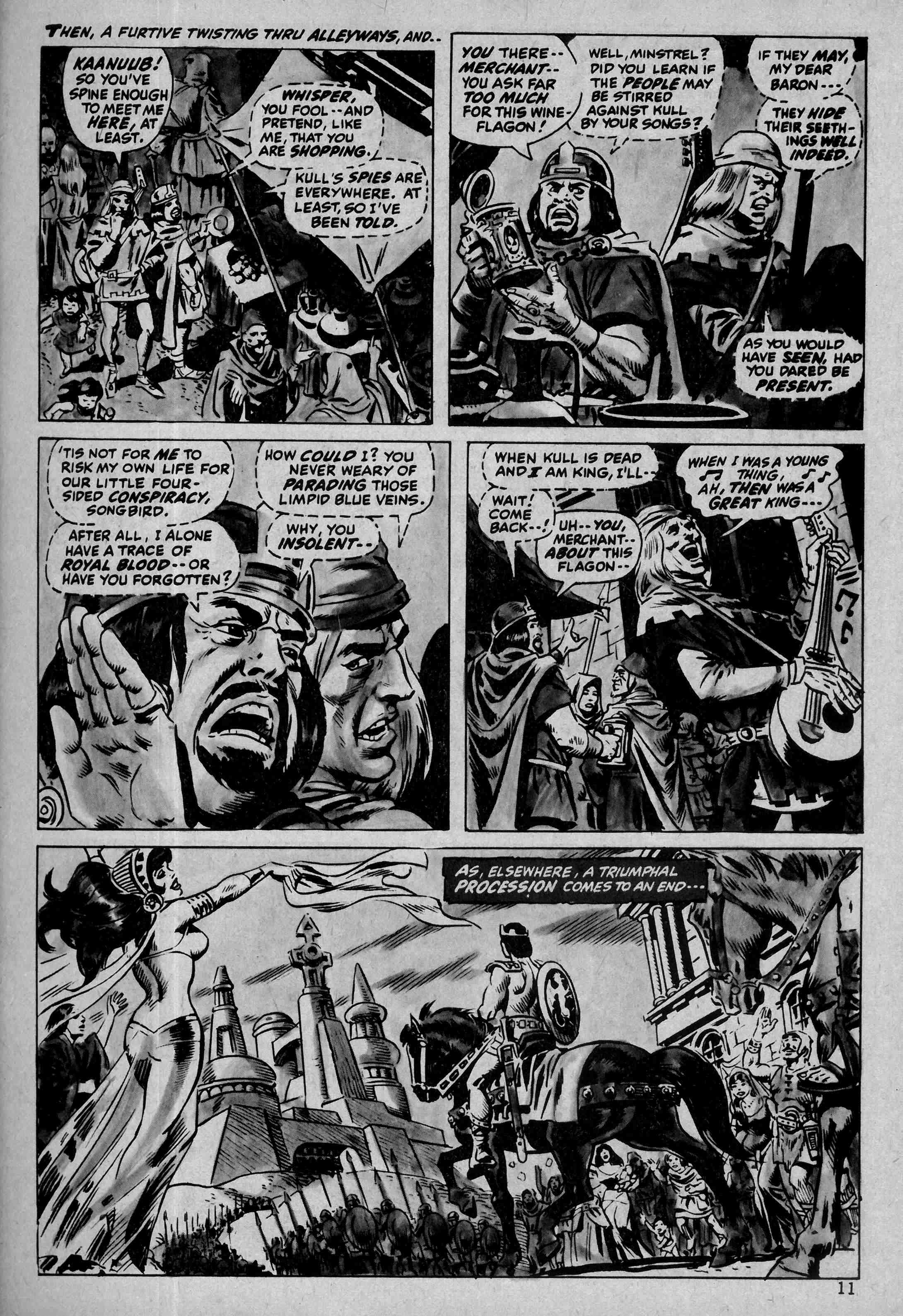 Read online Kull and the Barbarians comic -  Issue #1 - 11