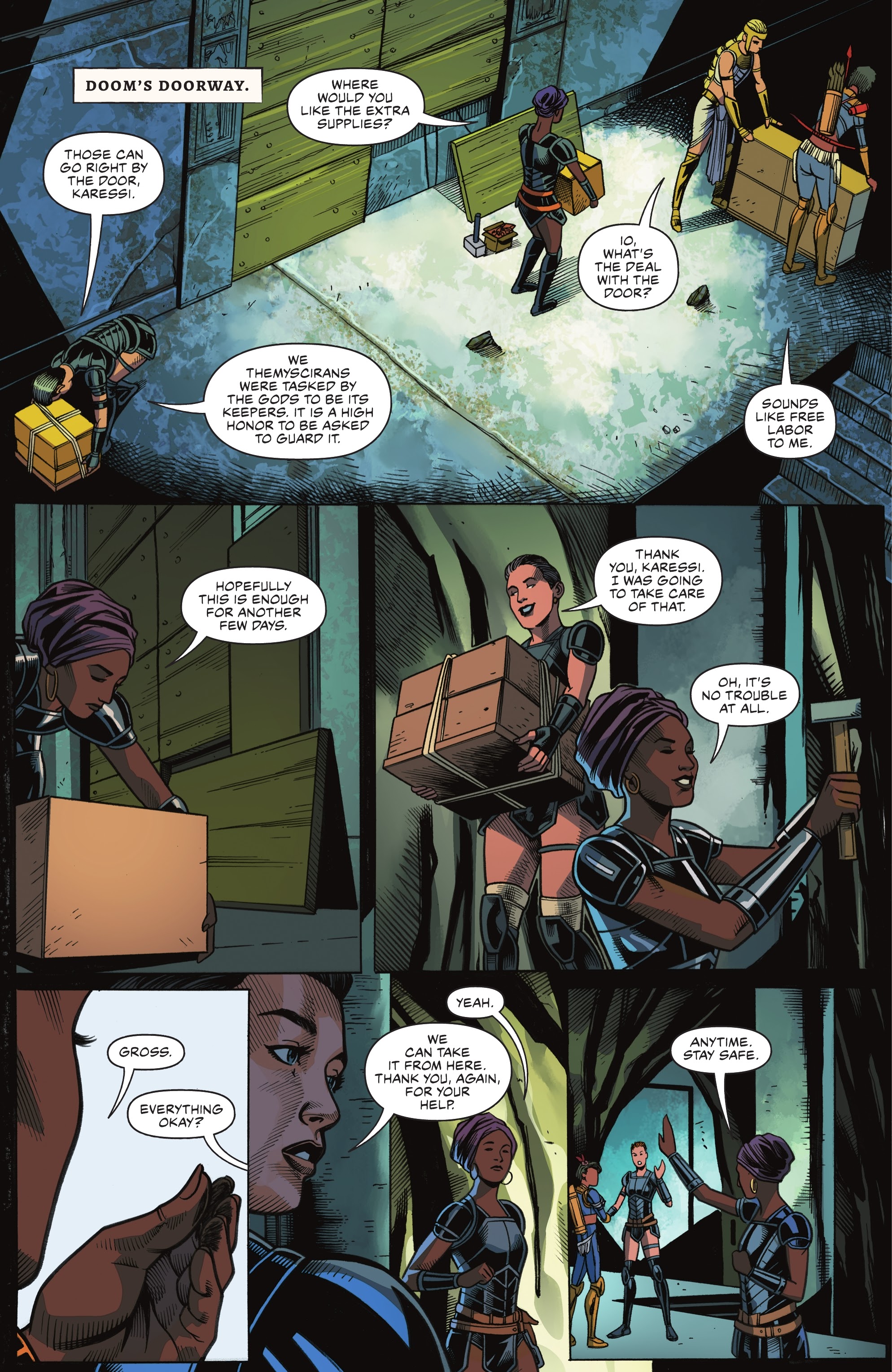 Read online Nubia & the Amazons comic -  Issue #6 - 10
