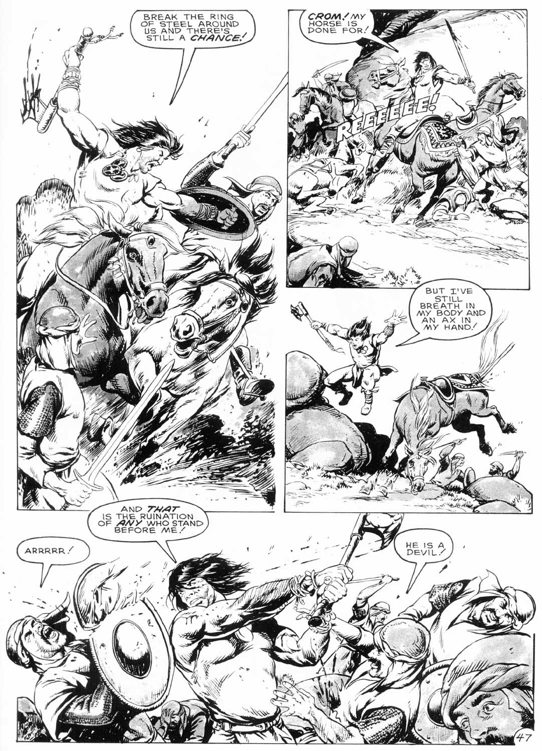 Read online The Savage Sword Of Conan comic -  Issue #153 - 49