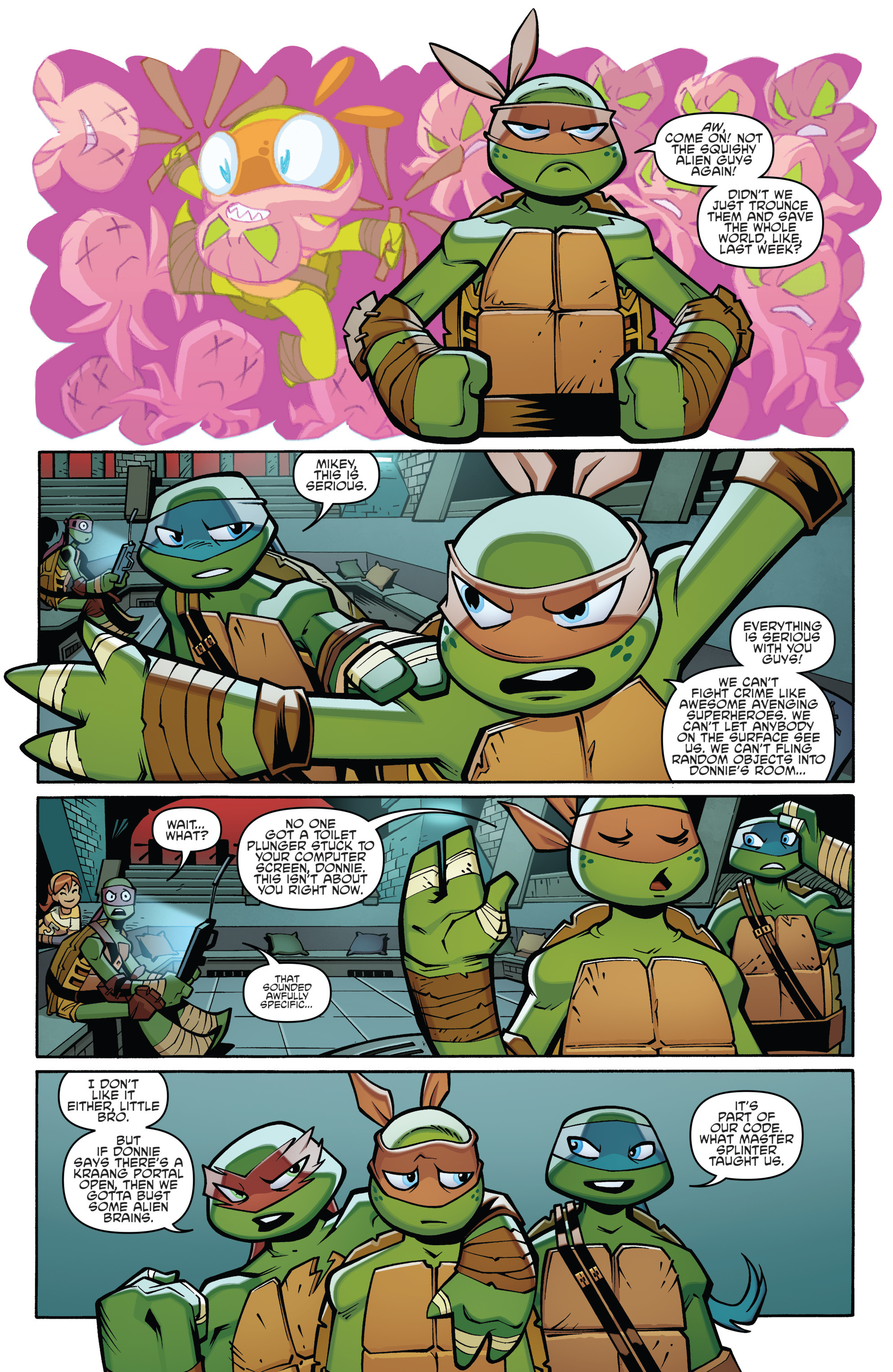 Read online Batman/Teenage Mutant Ninja Turtles Adventure comic -  Issue #1 - 10