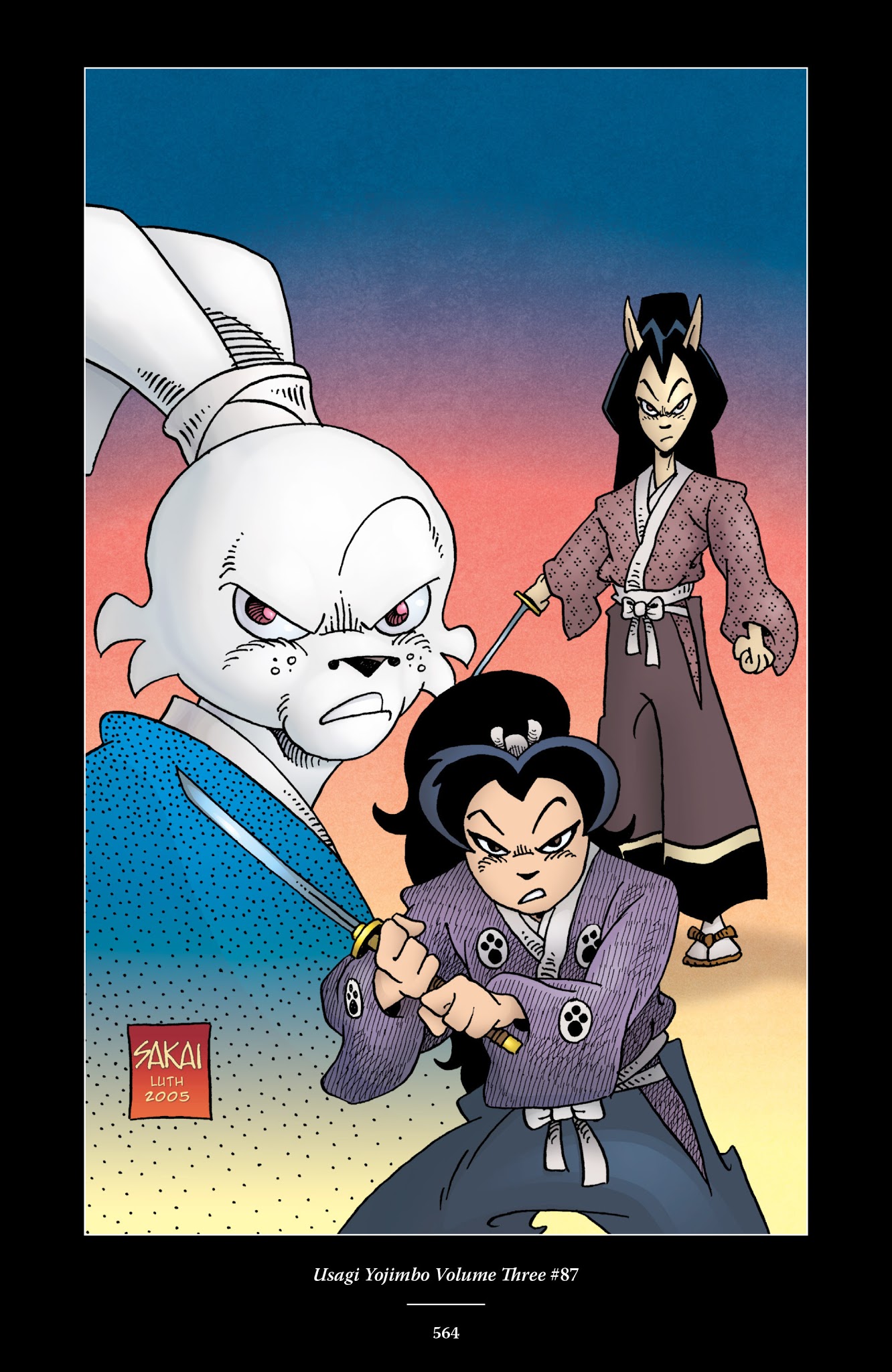 Read online The Usagi Yojimbo Saga comic -  Issue # TPB 5 - 557