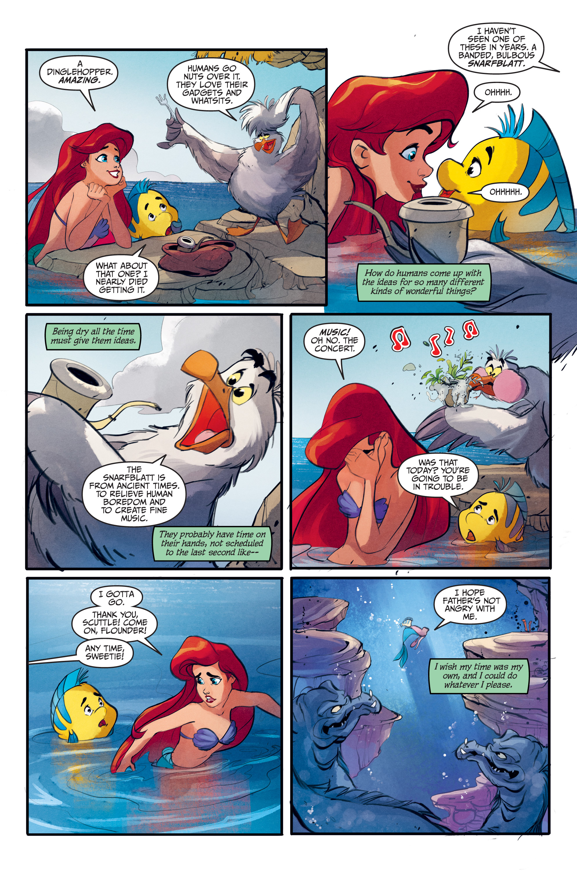 Read online Disney The Little Mermaid comic -  Issue #1 - 7