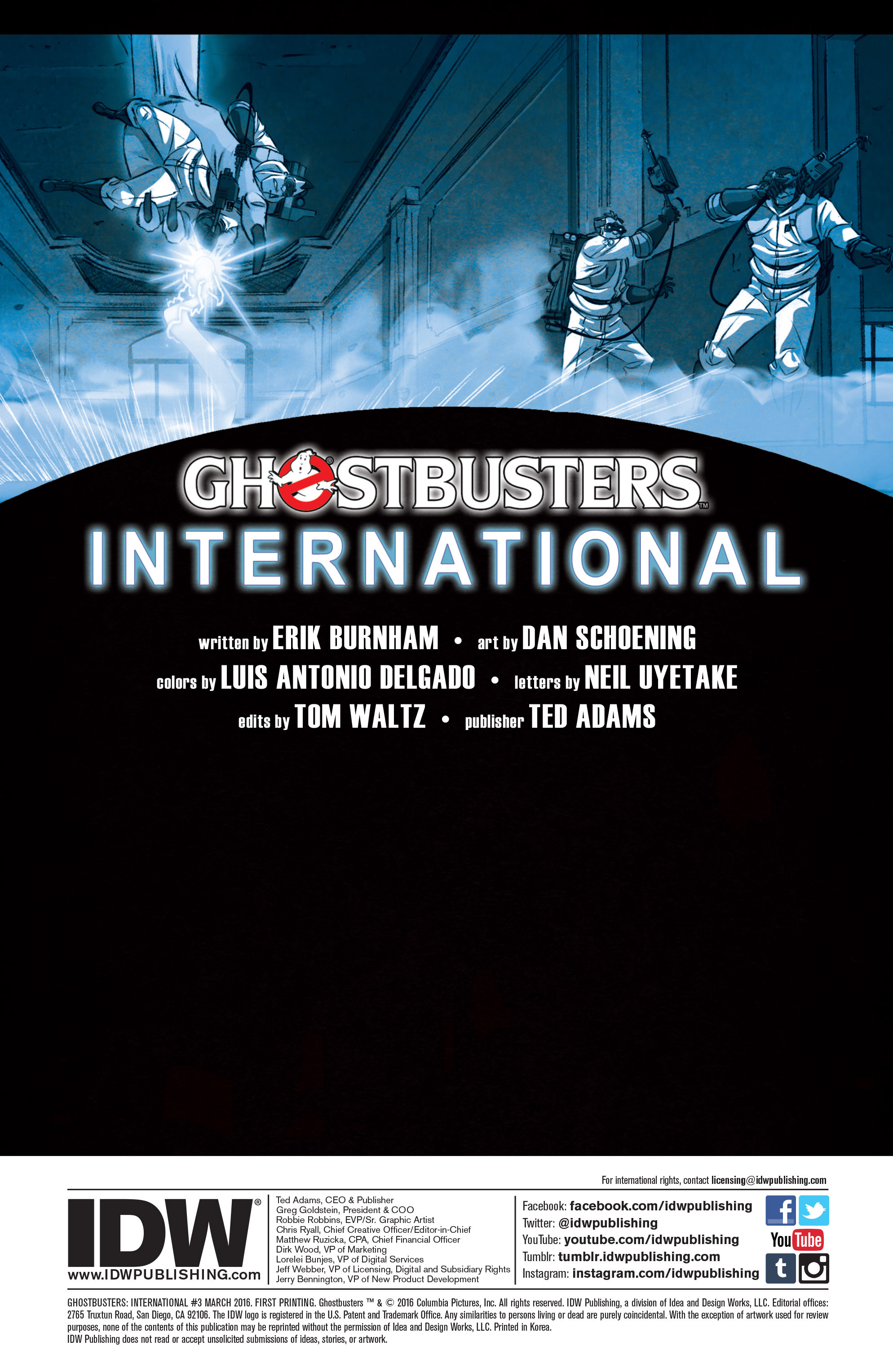 Read online Ghostbusters: International comic -  Issue #3 - 2