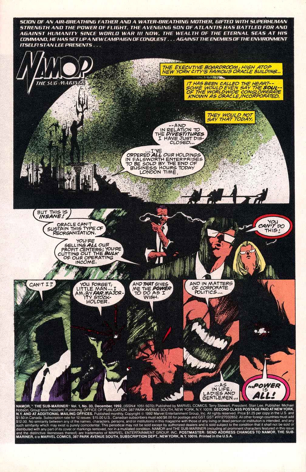 Namor, The Sub-Mariner Issue #33 #37 - English 2