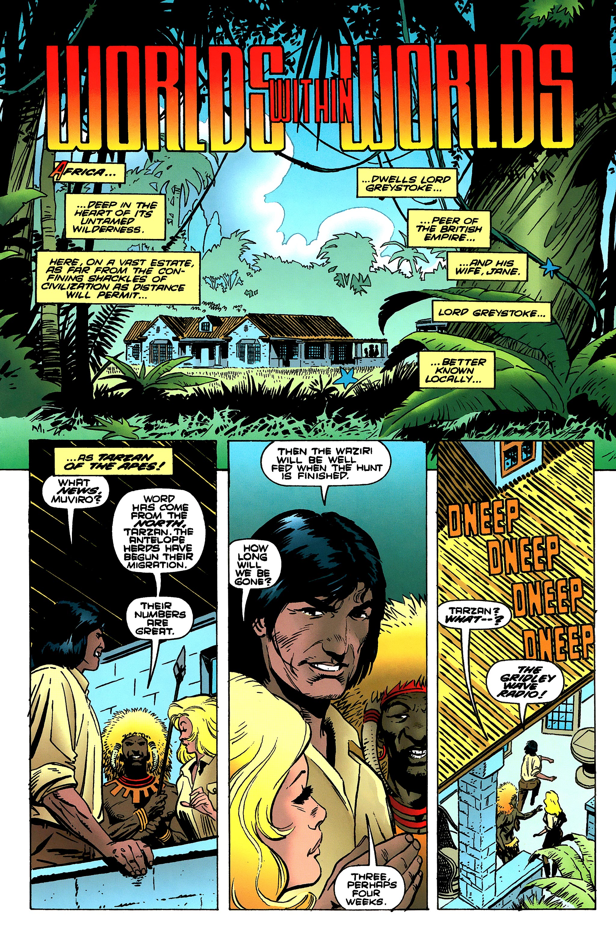 Read online Tarzan vs. Predator at the Earth's Core comic -  Issue #1 - 5