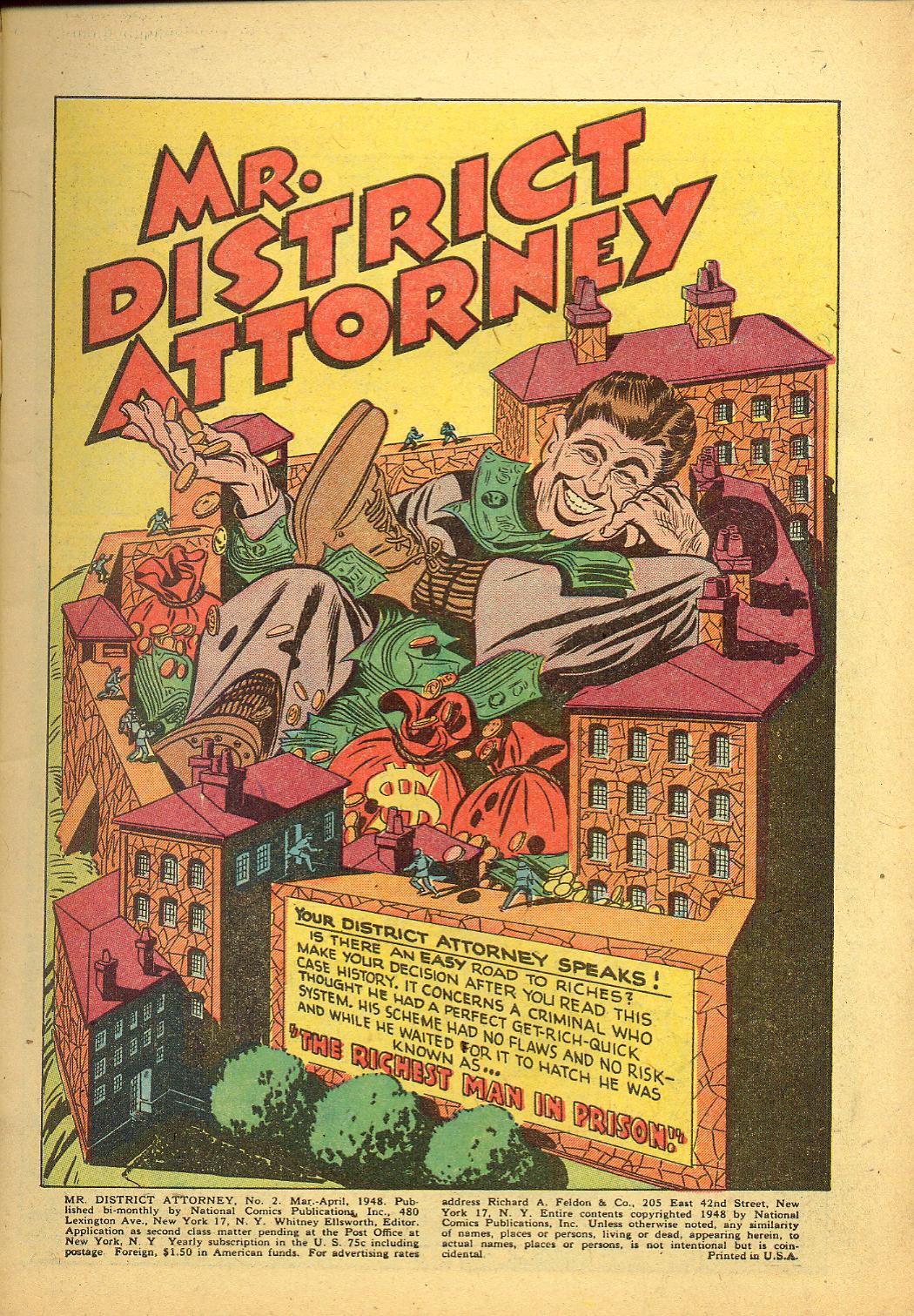 Read online Mr. District Attorney comic -  Issue #2 - 3