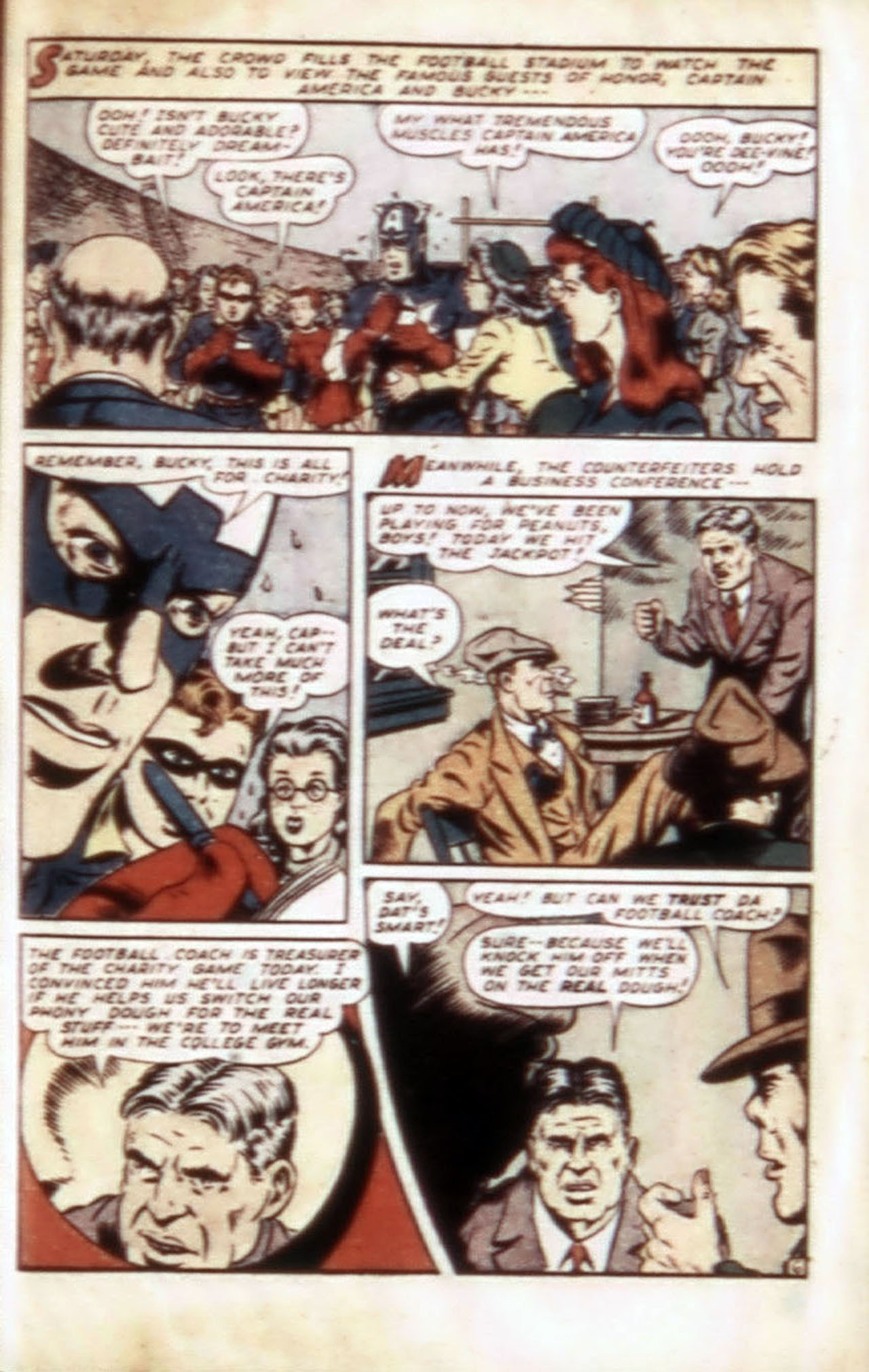 Read online Captain America Comics comic -  Issue #56 - 45