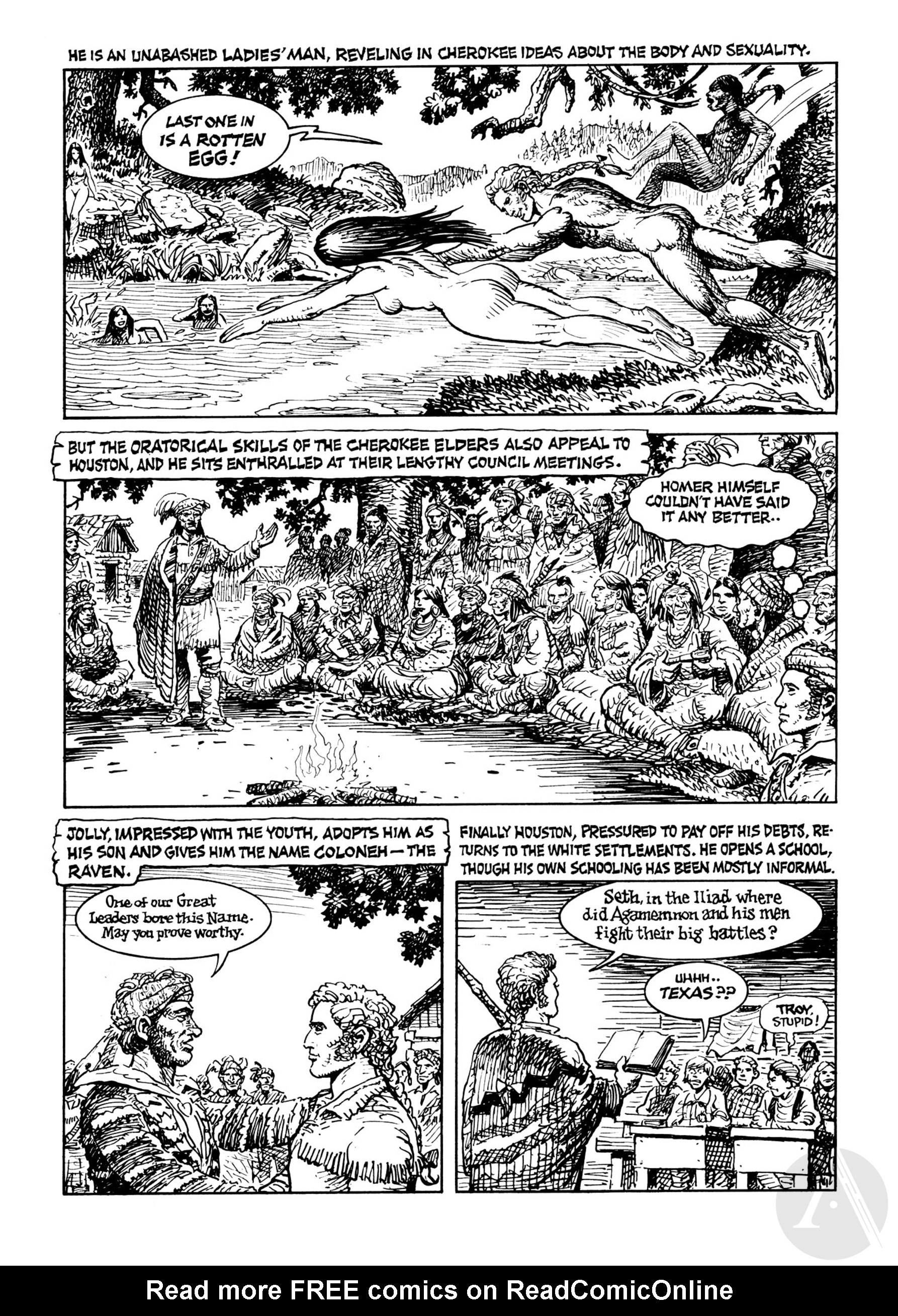 Read online Indian Lover: Sam Houston & the Cherokees comic -  Issue # TPB - 16