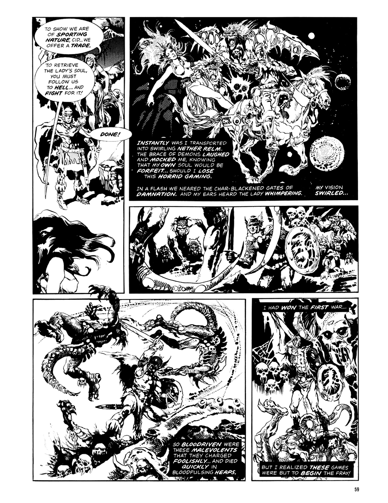 Read online Eerie Presents El Cid comic -  Issue # TPB - 60
