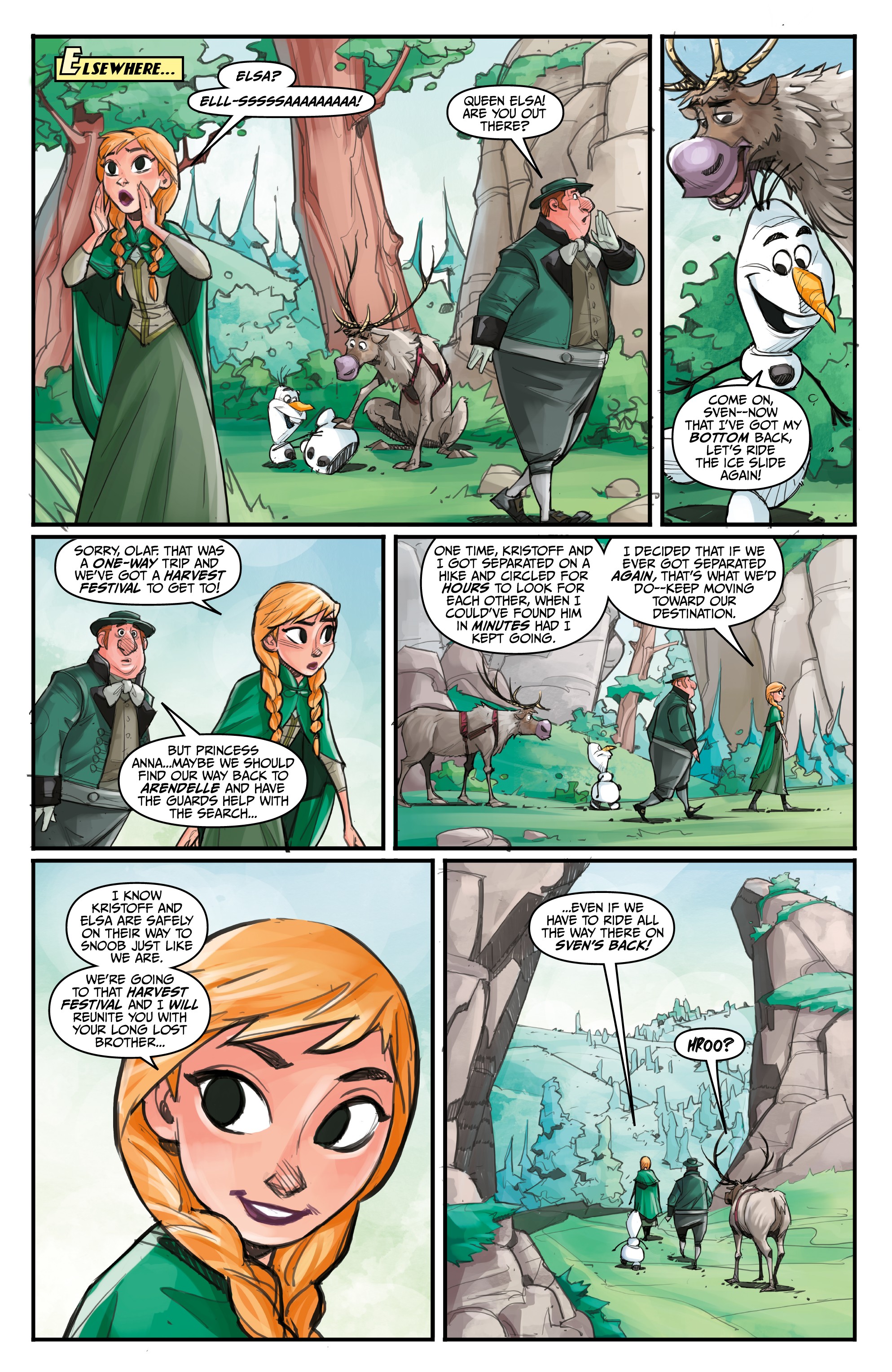 Read online Disney Frozen: Reunion Road comic -  Issue #2 - 6