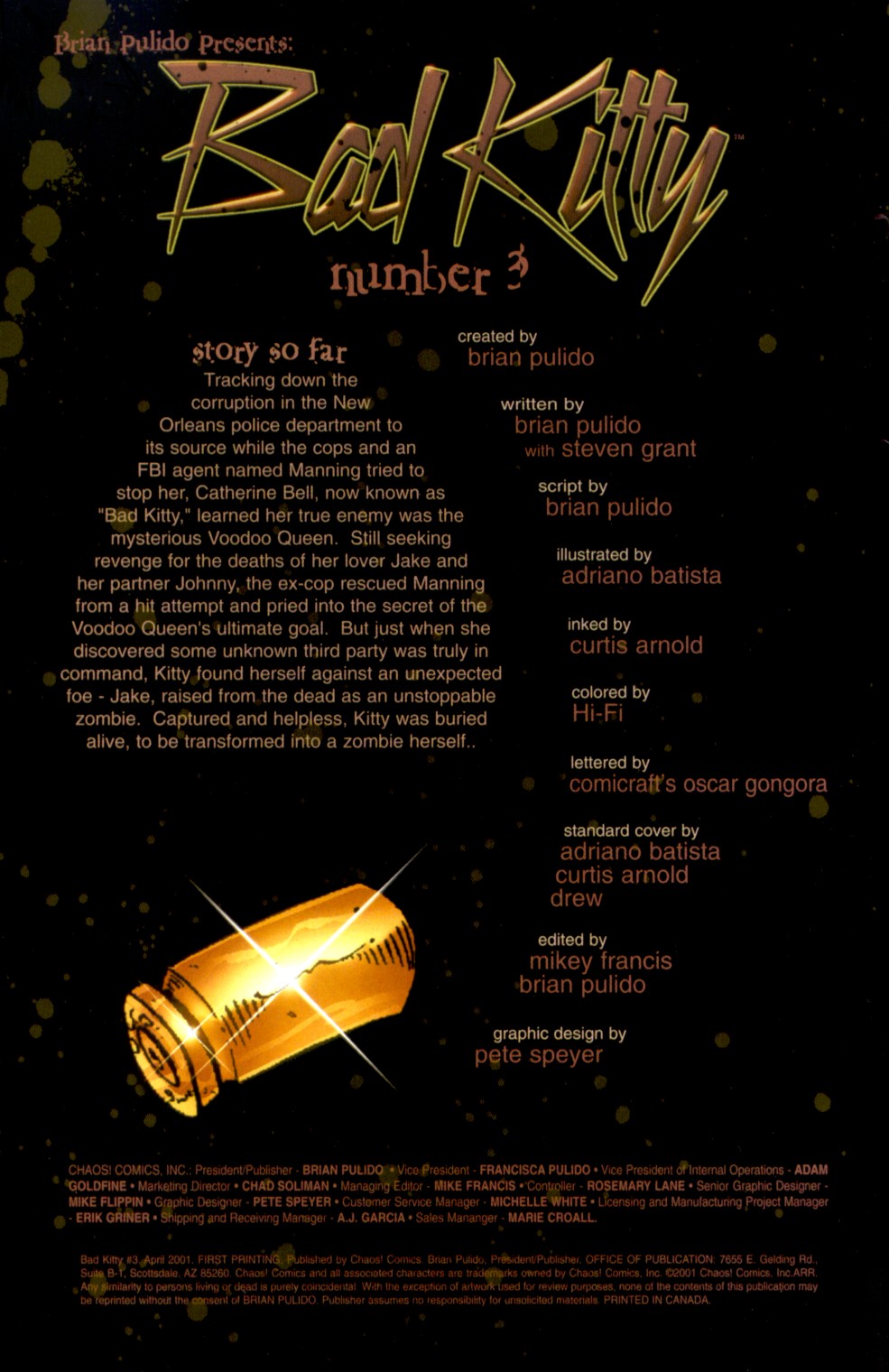 Read online Bad Kitty comic -  Issue #3 - 2