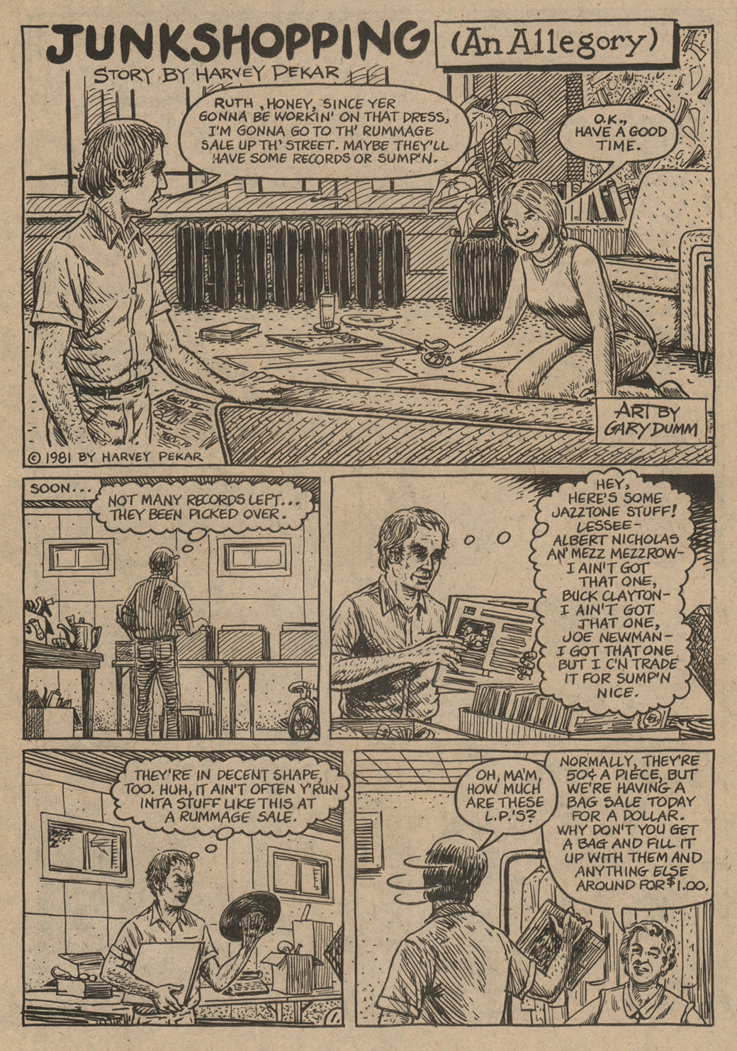 Read online American Splendor (1976) comic -  Issue #6 - 36