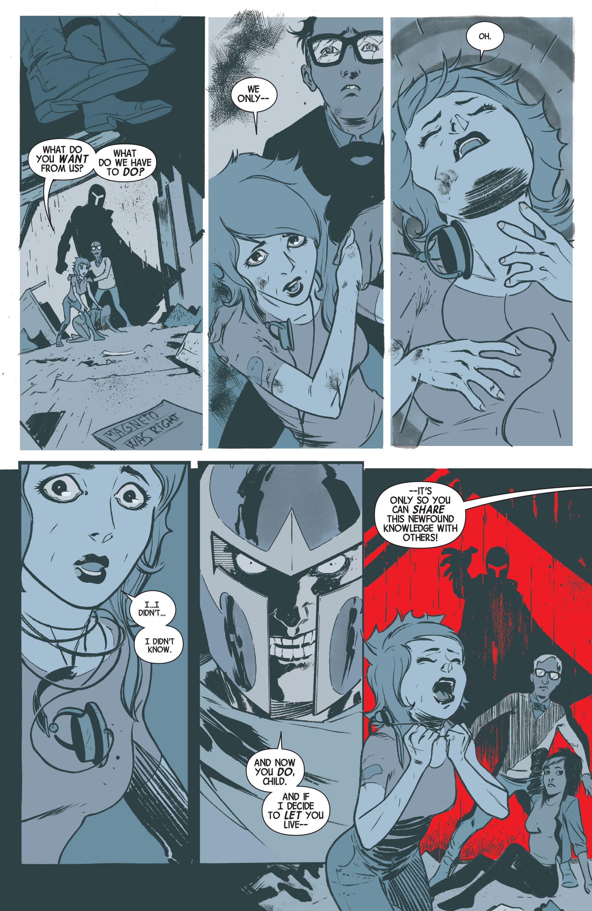 Read online Magneto comic -  Issue #13 - 14