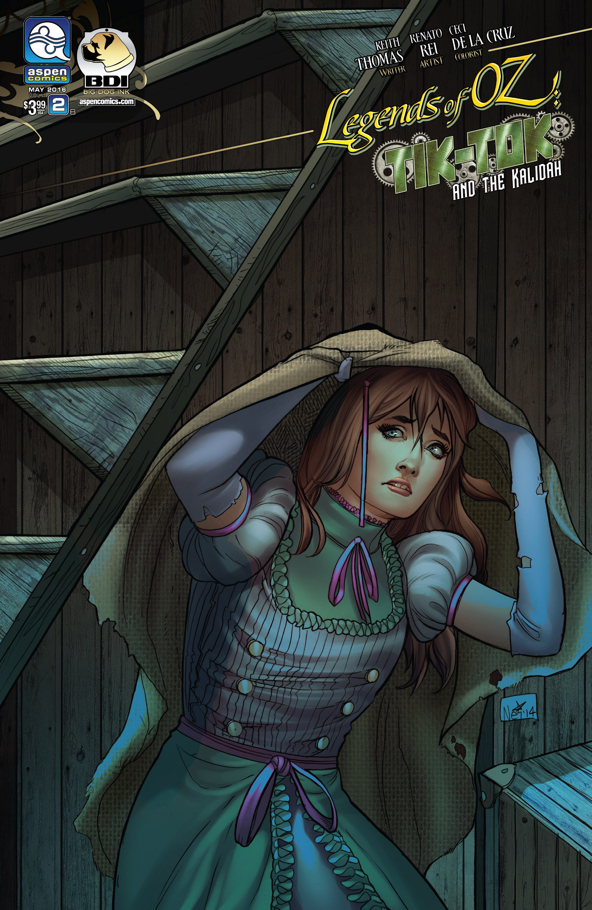 Read online Legends of Oz: Tik-Tok and the Kalidah comic -  Issue #2 - 2