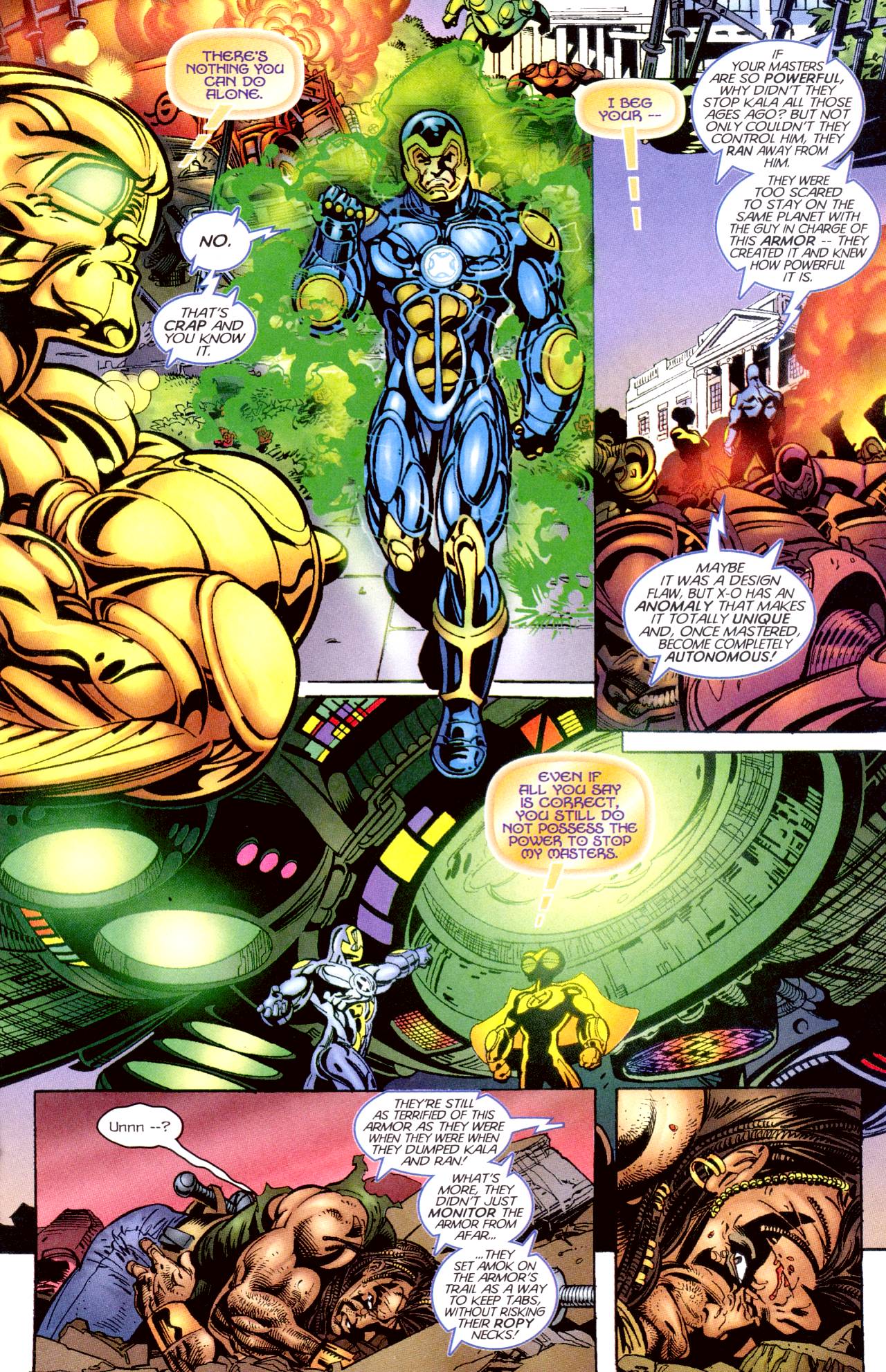 Read online X-O Manowar (1996) comic -  Issue #13 - 21