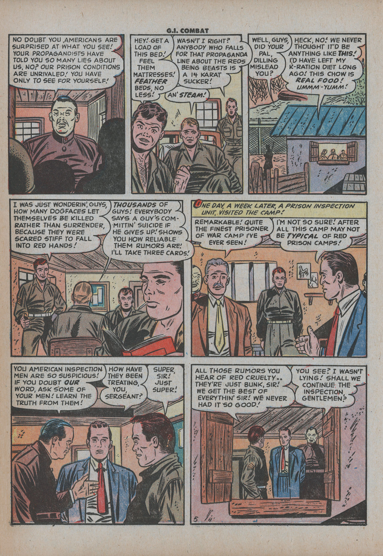 Read online G.I. Combat (1952) comic -  Issue #2 - 16