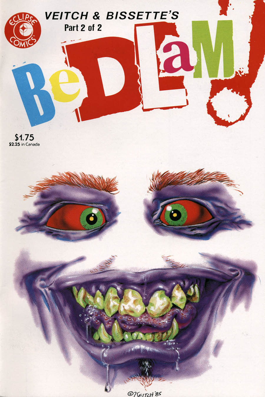 Read online Bedlam! (1985) comic -  Issue #2 - 1