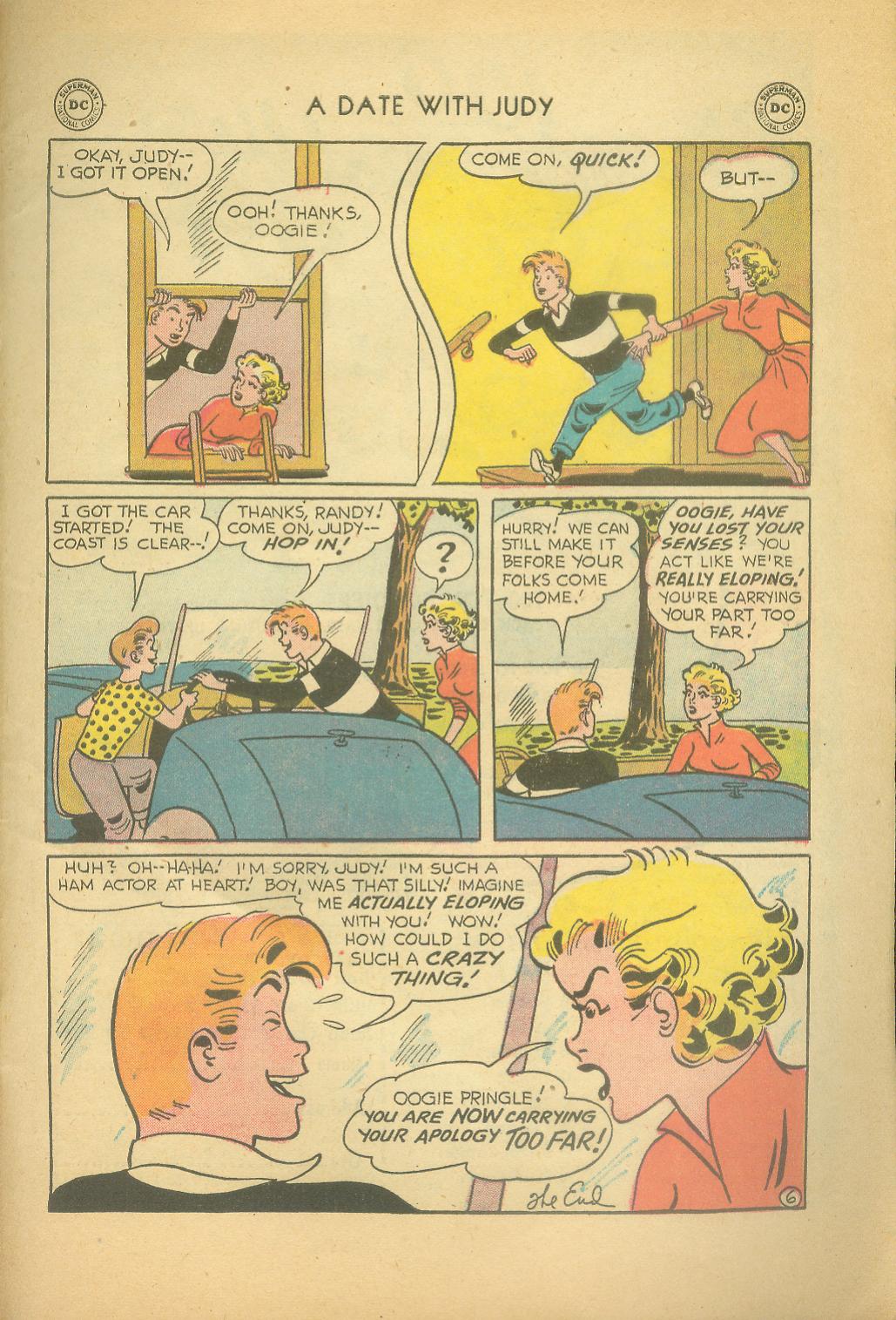 Read online A Date with Judy comic -  Issue #57 - 33
