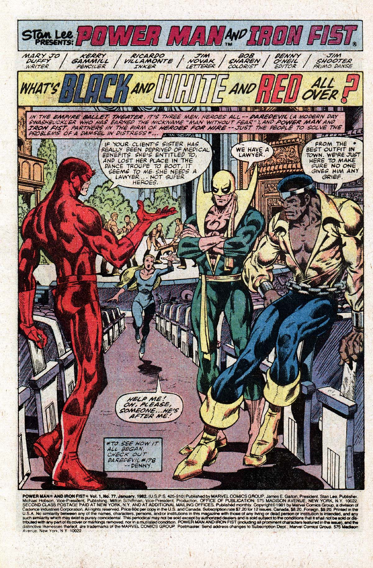 Read online Power Man and Iron Fist (1978) comic -  Issue #77 - 2