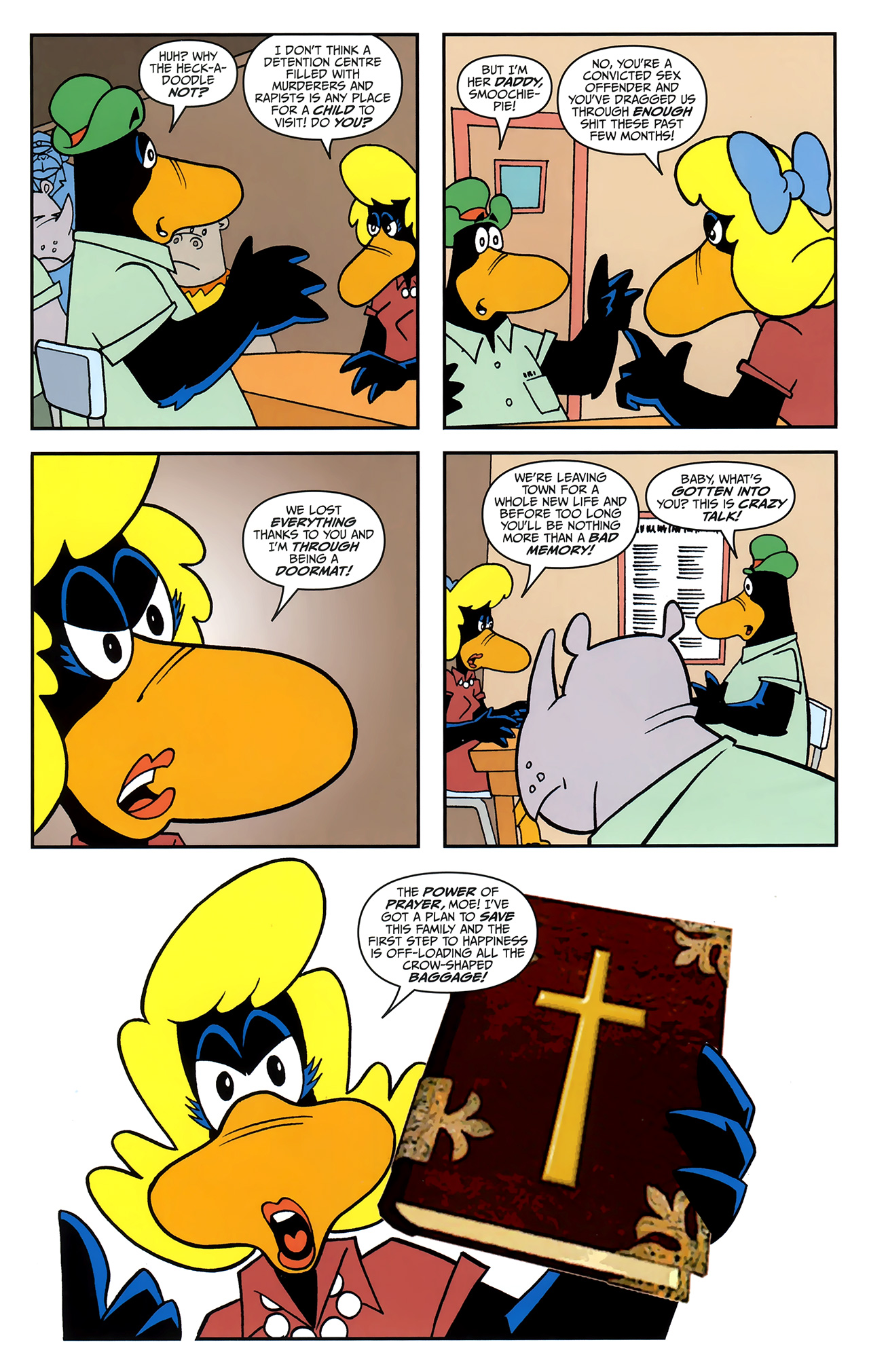 Read online Mark Millar's The Unfunnies comic -  Issue #4 - 5