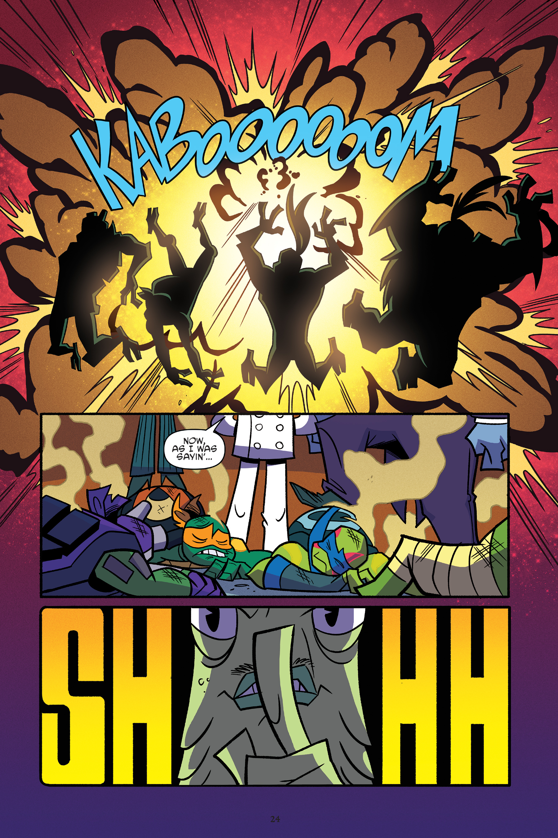 Read online Rise of the Teenage Mutant Ninja Turtles: Sound Off! comic -  Issue # _TPB - 25
