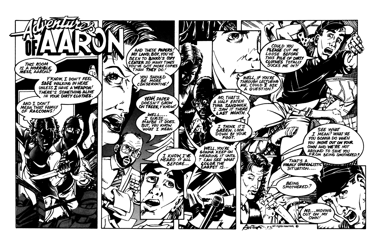 Read online Aaron Strips comic -  Issue #2 - 6