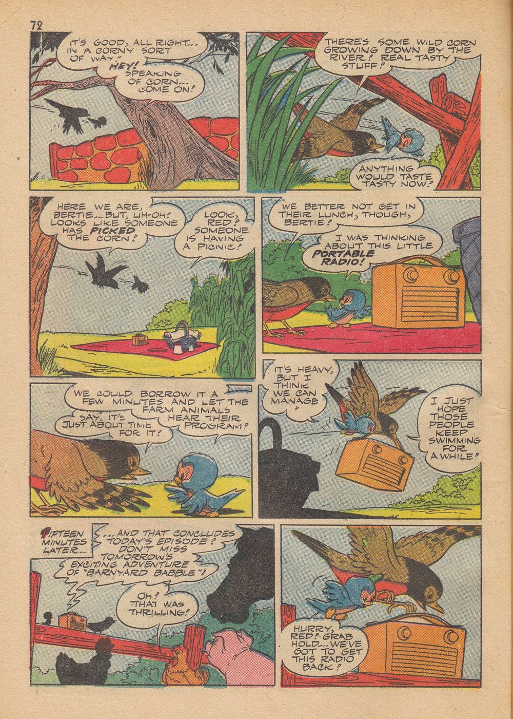 Read online Tom and Jerry's Summer Fun comic -  Issue #1 - 74