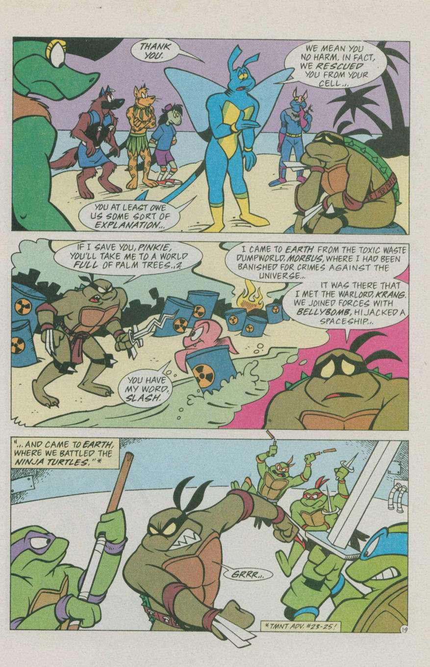 Read online Mighty Mutanimals (1992) comic -  Issue #9 - 21