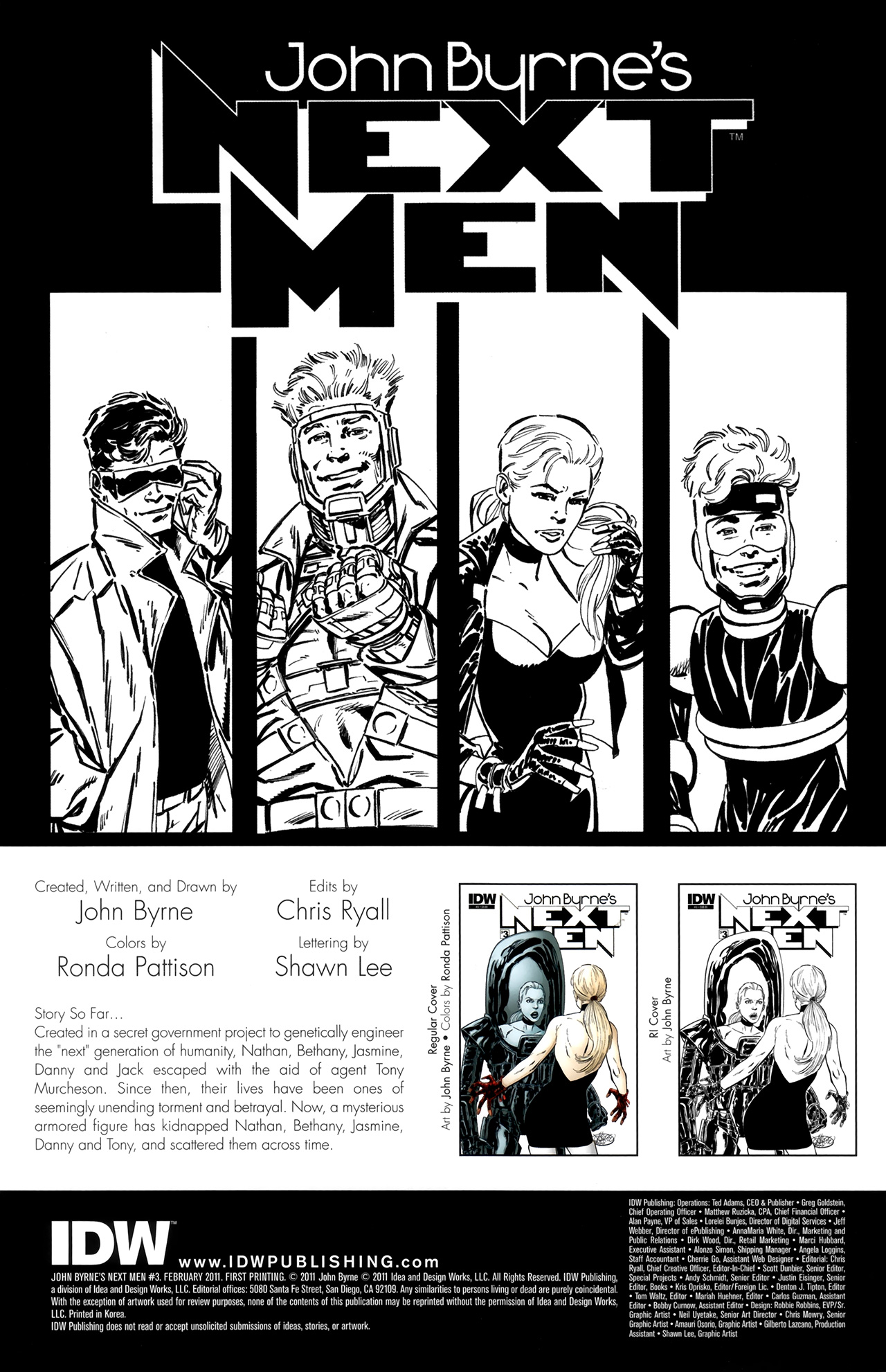 Read online John Byrne's Next Men (2010) comic -  Issue #3 - 2