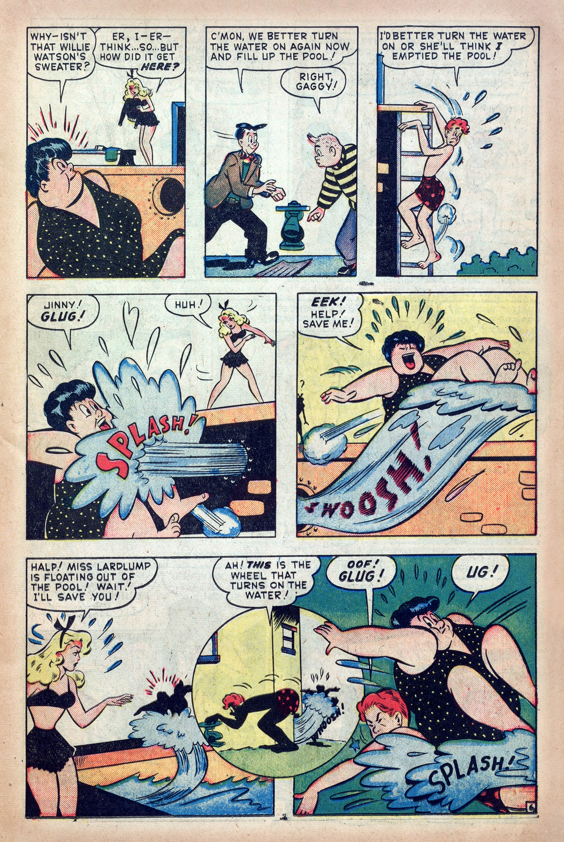 Read online Willie Comics (1946) comic -  Issue #15 - 17