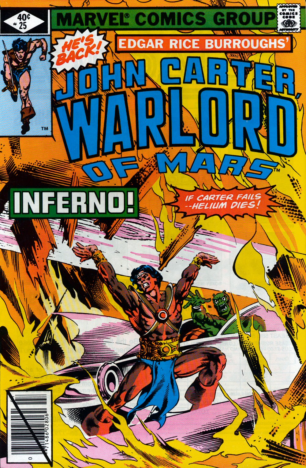 Read online John Carter Warlord of Mars comic -  Issue #25 - 1