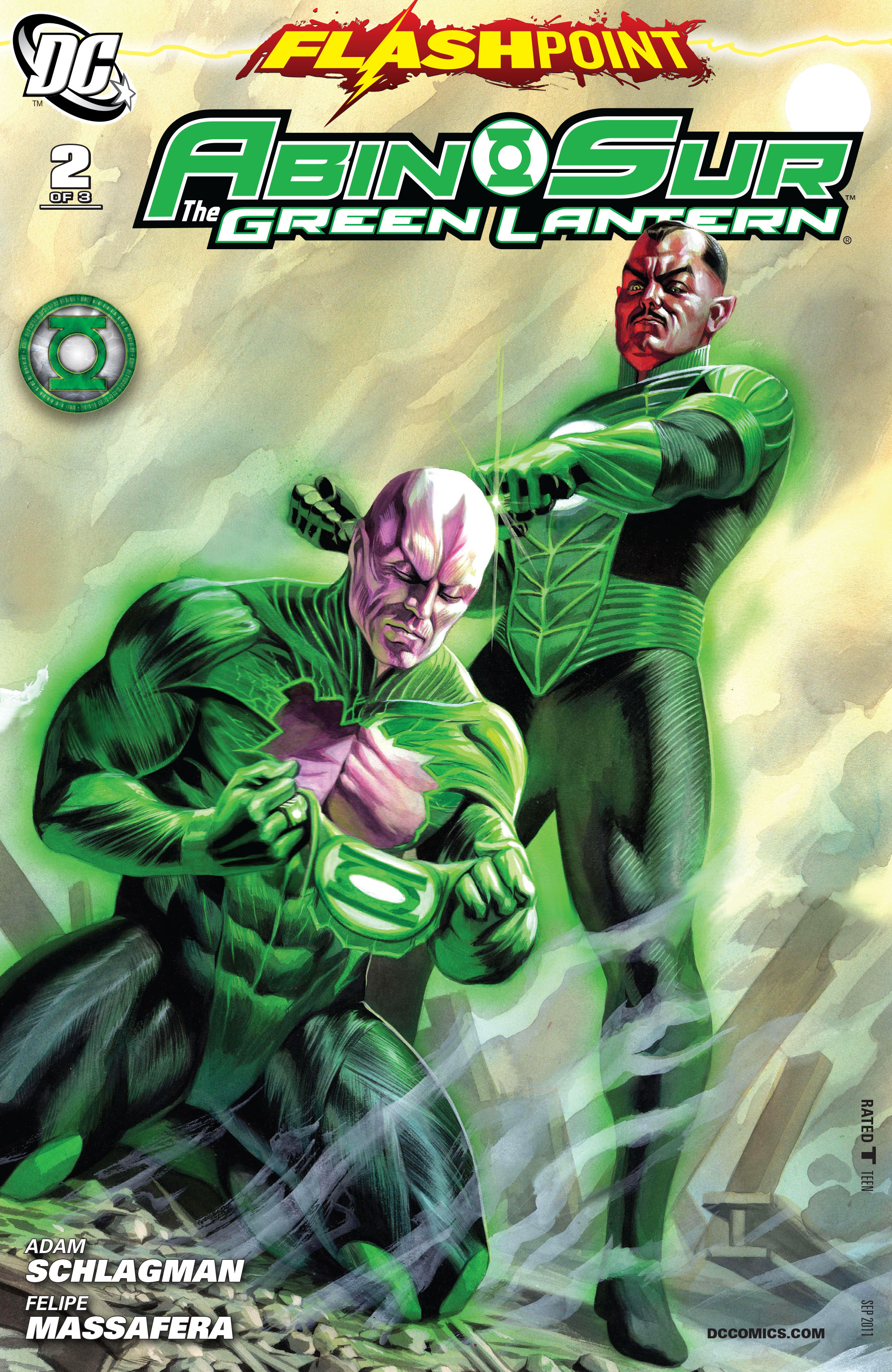 Read online Flashpoint: Abin Sur - The Green Lantern comic -  Issue #2 - 1