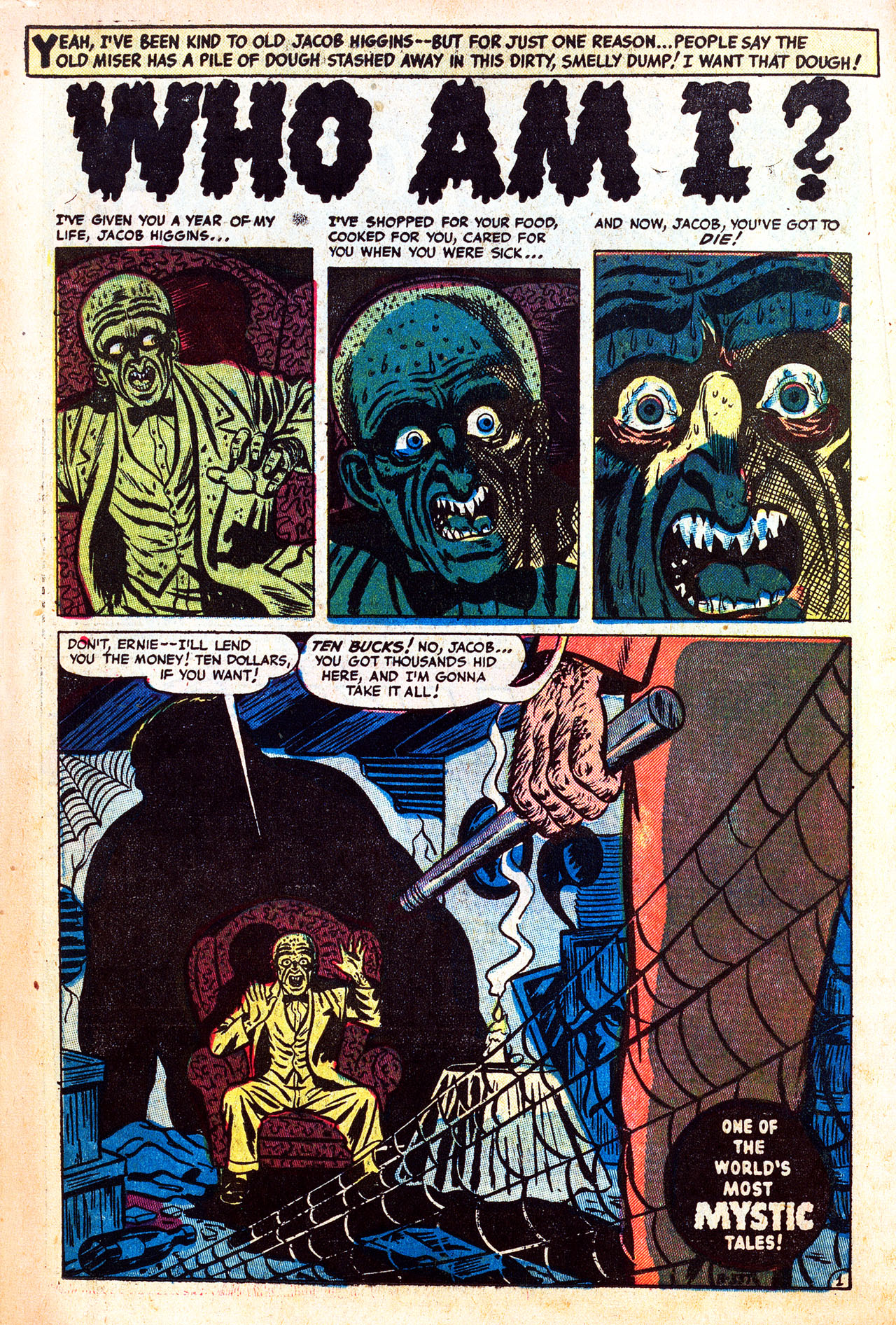 Read online Mystic (1951) comic -  Issue #17 - 18