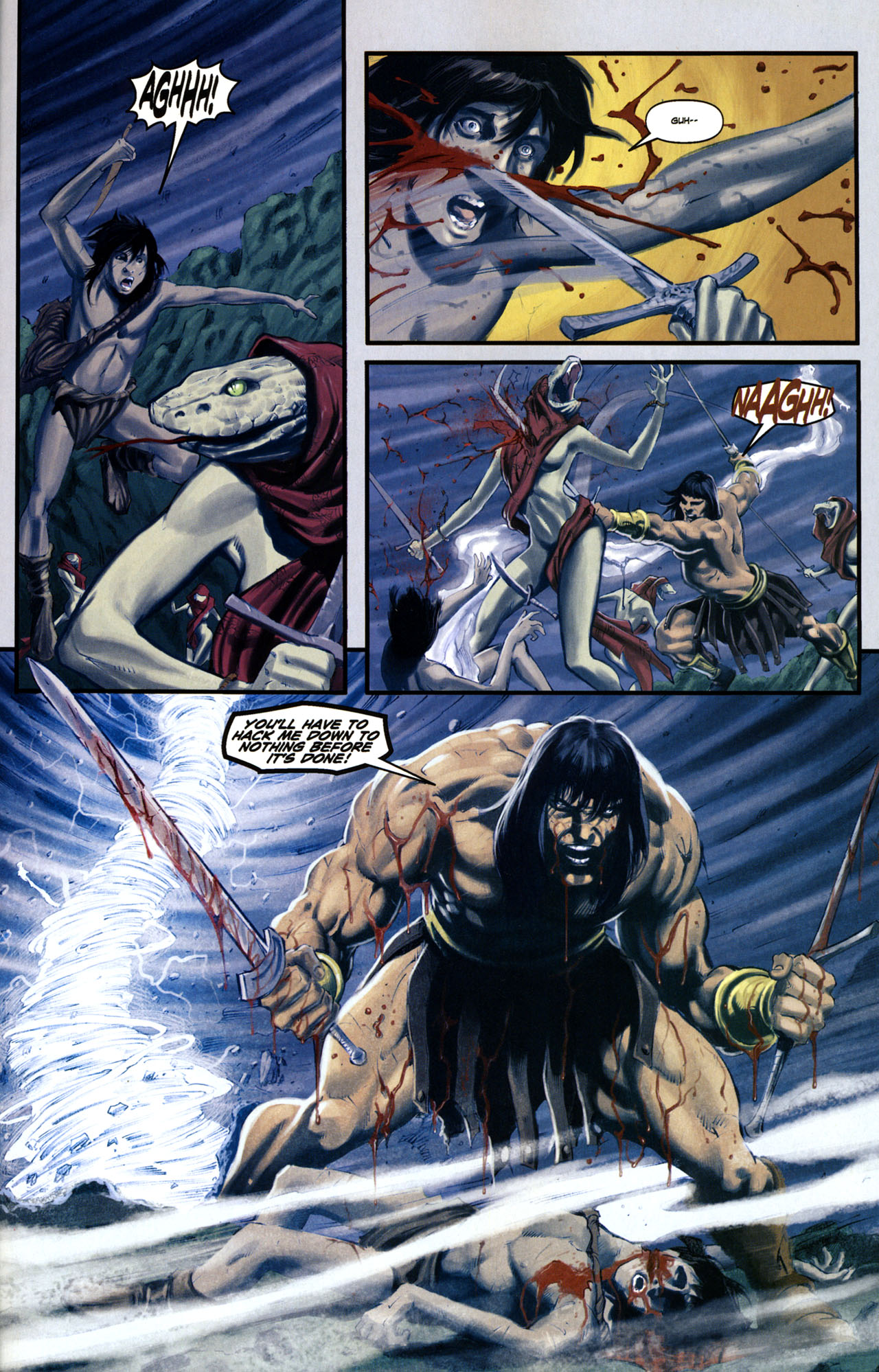 Read online Conan and the Midnight God comic -  Issue #4 - 17