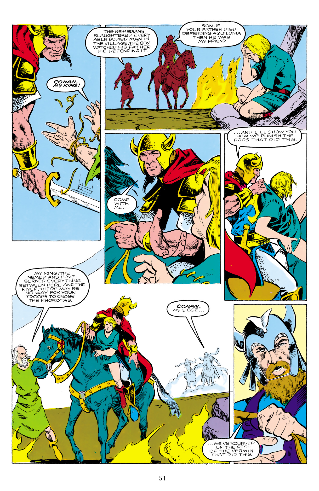 Read online The Chronicles of King Conan comic -  Issue # TPB 7 (Part 1) - 52