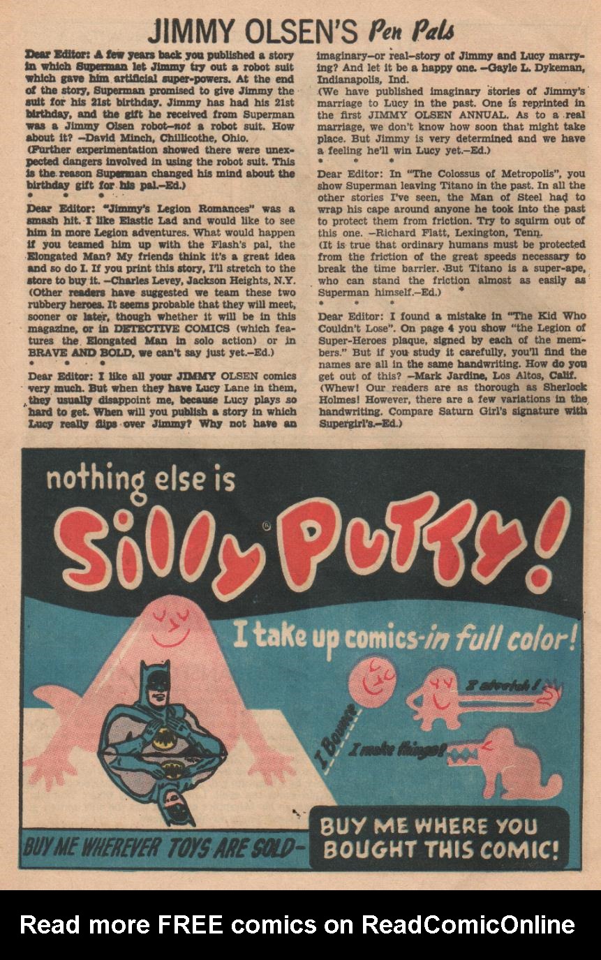 Read online Superman's Pal Jimmy Olsen comic -  Issue #80 - 24