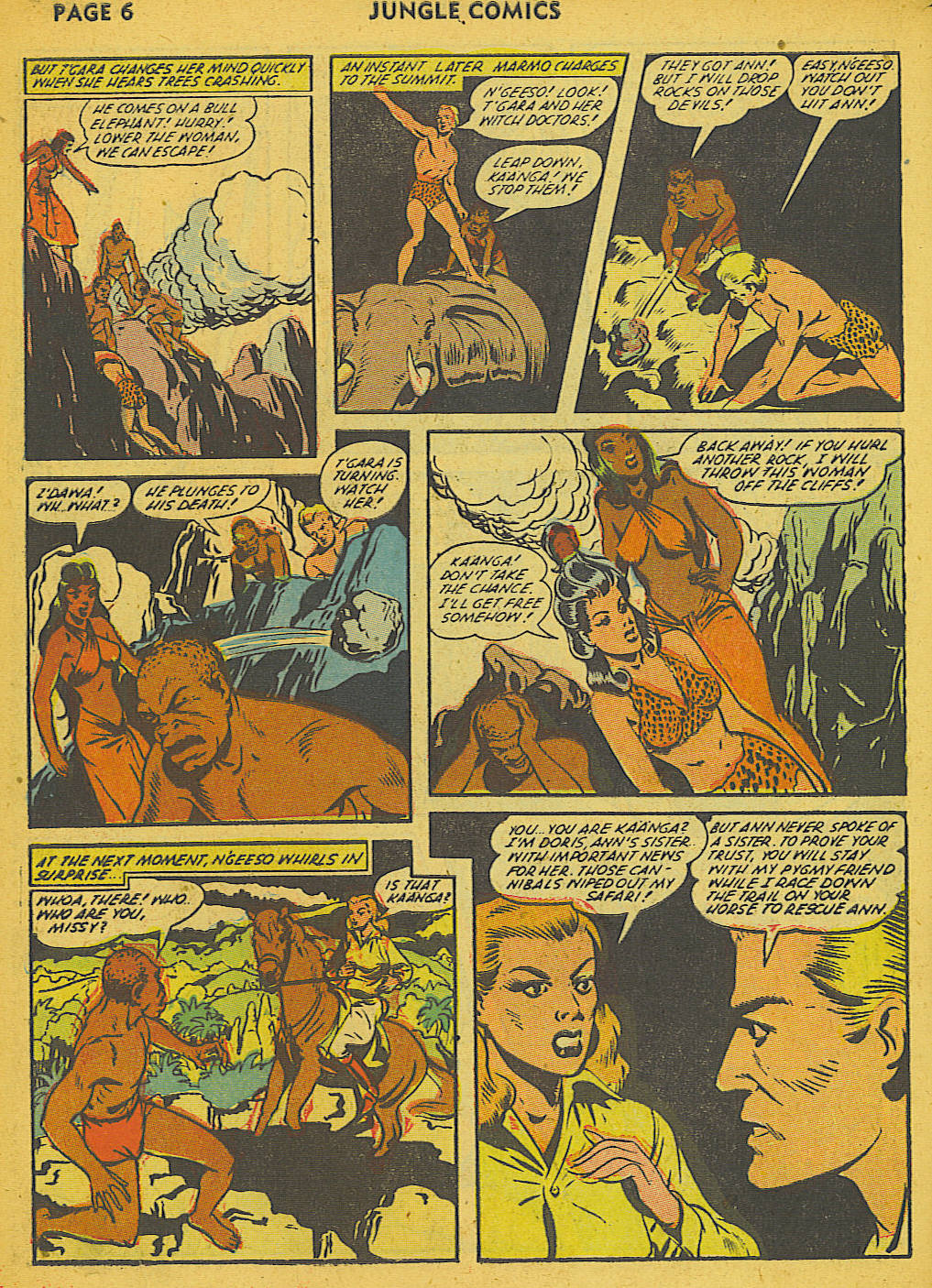 Read online Jungle Comics comic -  Issue #36 - 9