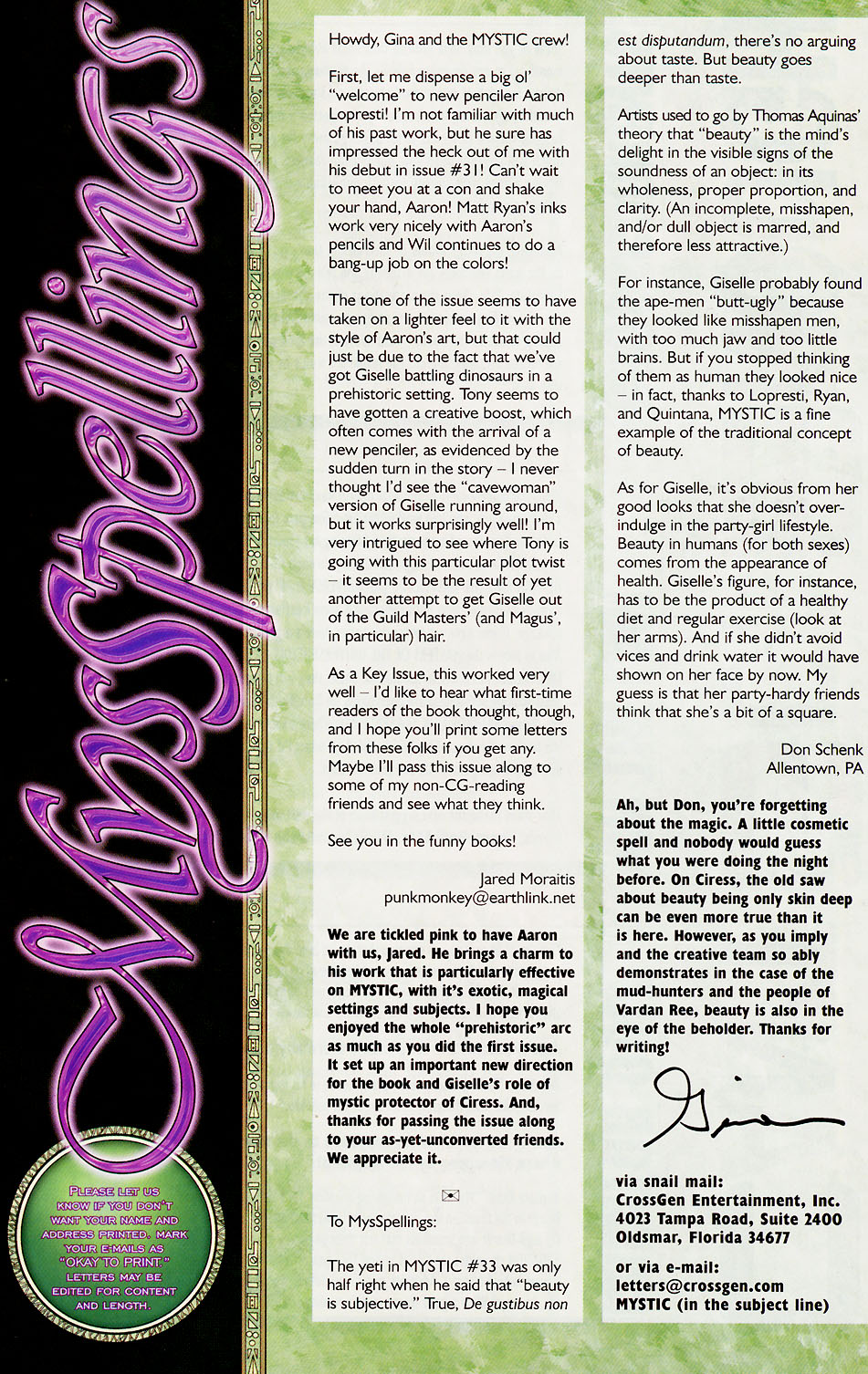 Read online Mystic comic -  Issue #36 - 26
