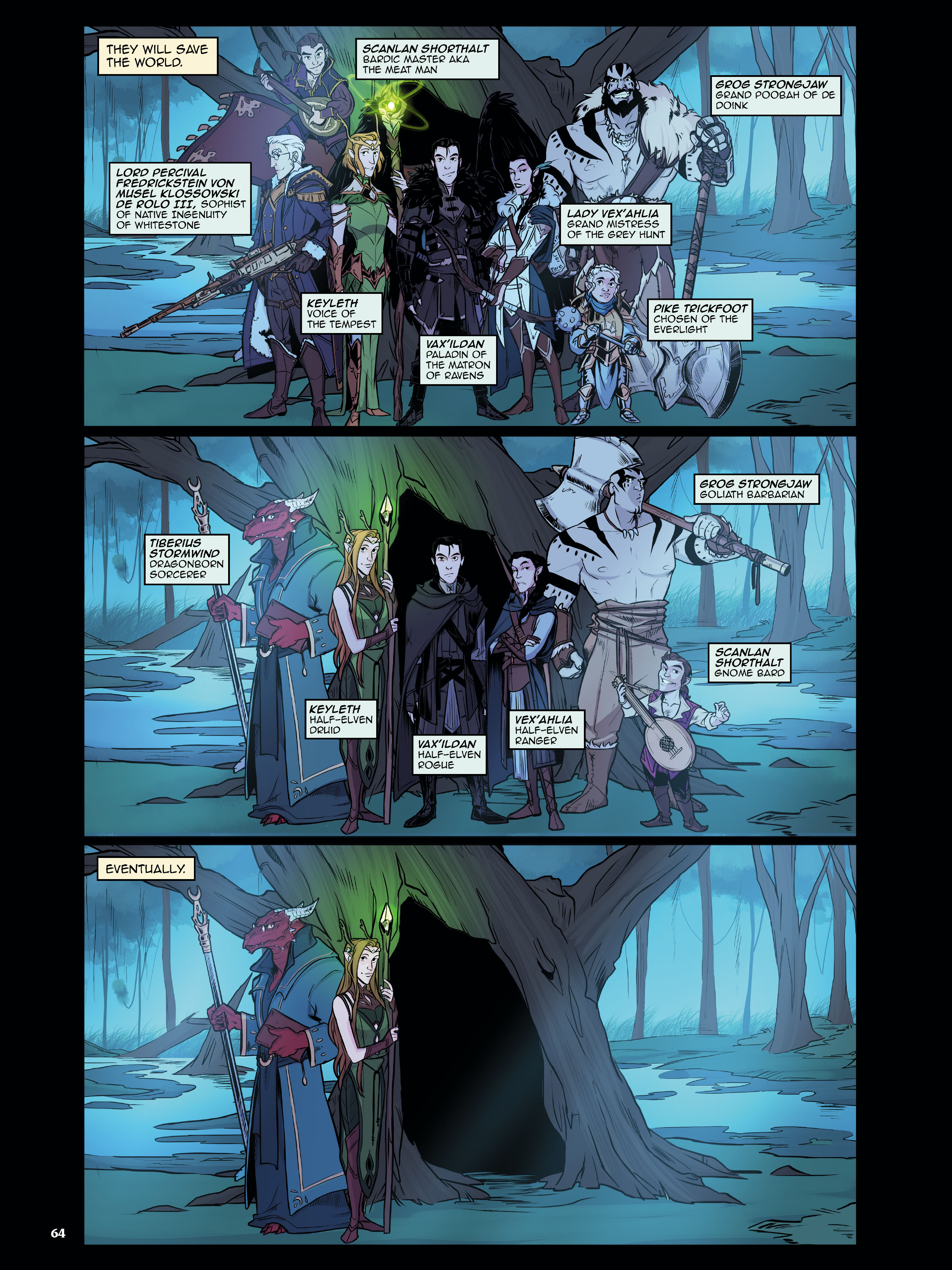 Read online Critical Role Vox Machina Origins comic -  Issue # (2019) _TPB Library Edition (Part 1) - 66