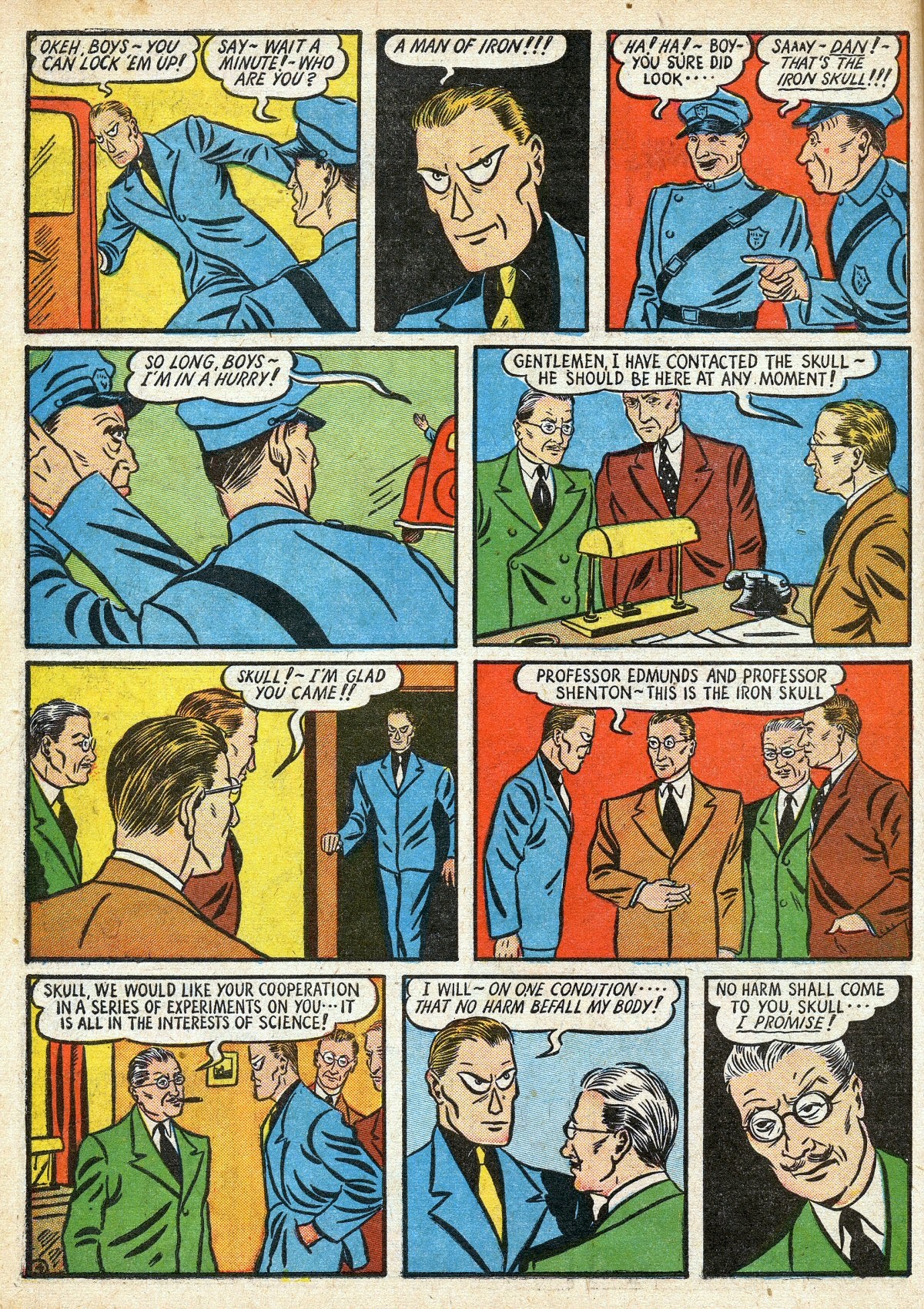 Read online Amazing Man Comics comic -  Issue #16 - 18