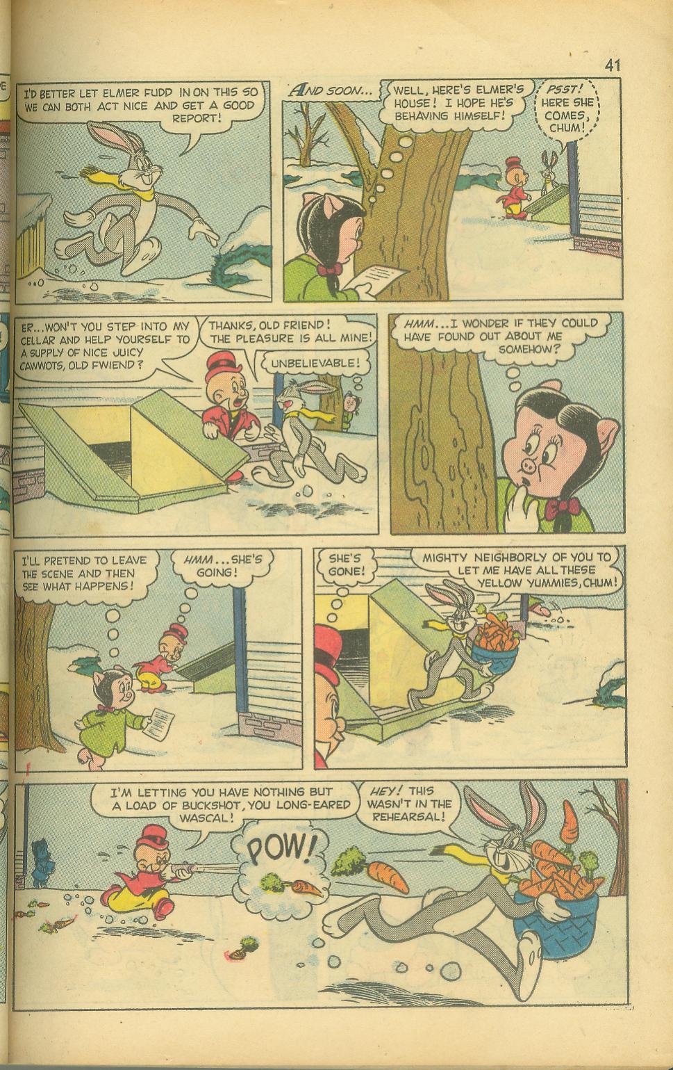 Read online Bugs Bunny's Christmas Funnies comic -  Issue # TPB 7 - 43
