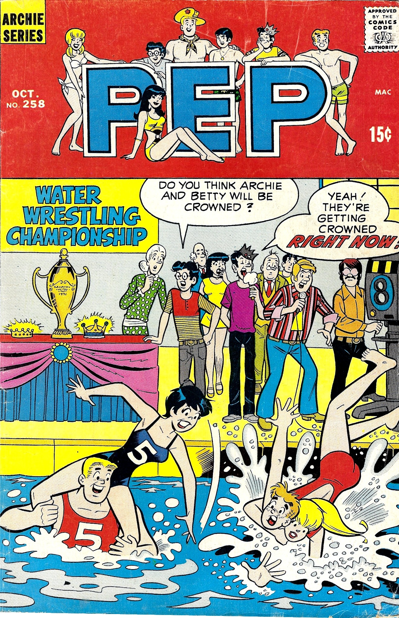 Read online Pep Comics comic -  Issue #258 - 1
