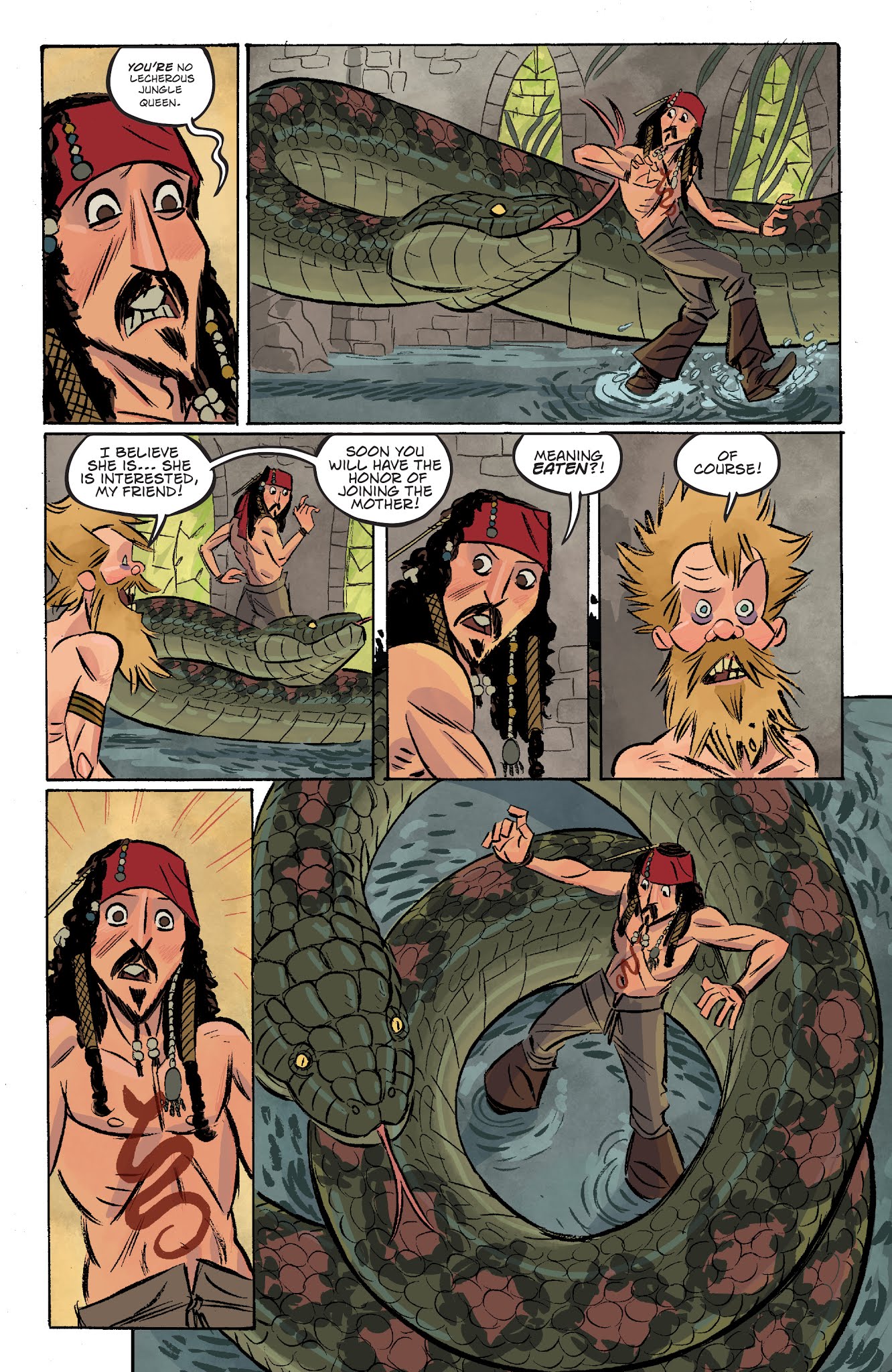 Read online Disney Pirates of the Caribbean comic -  Issue #4 - 16
