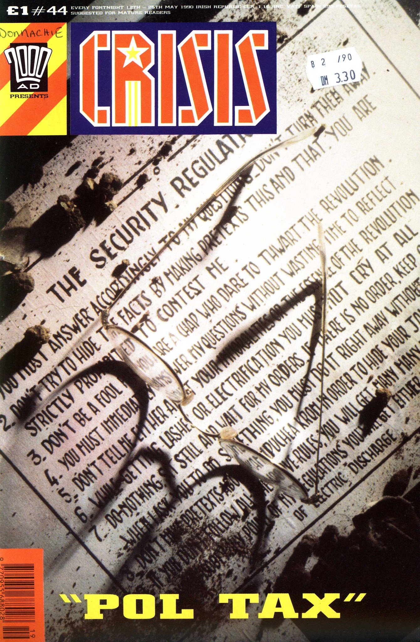 Read online Crisis comic -  Issue #44 - 1