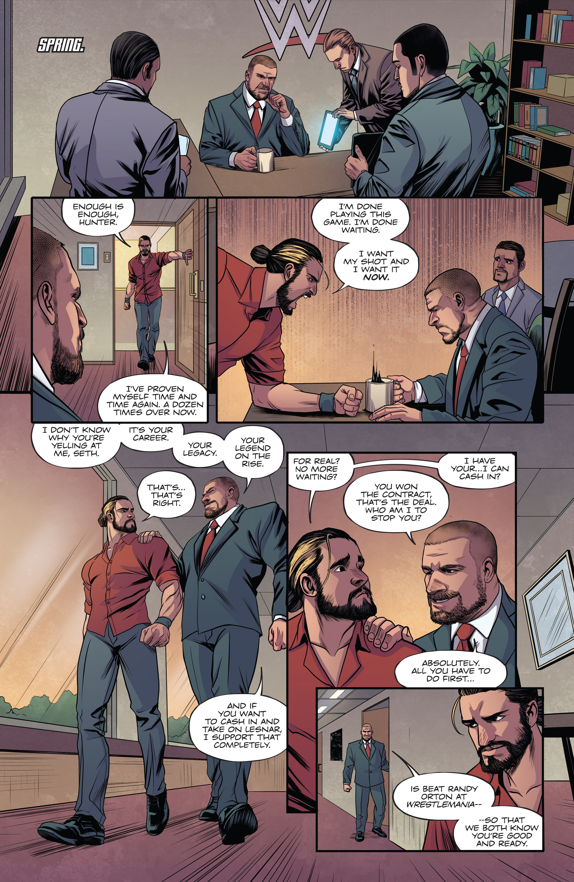 Read online WWE comic -  Issue #1 - 13