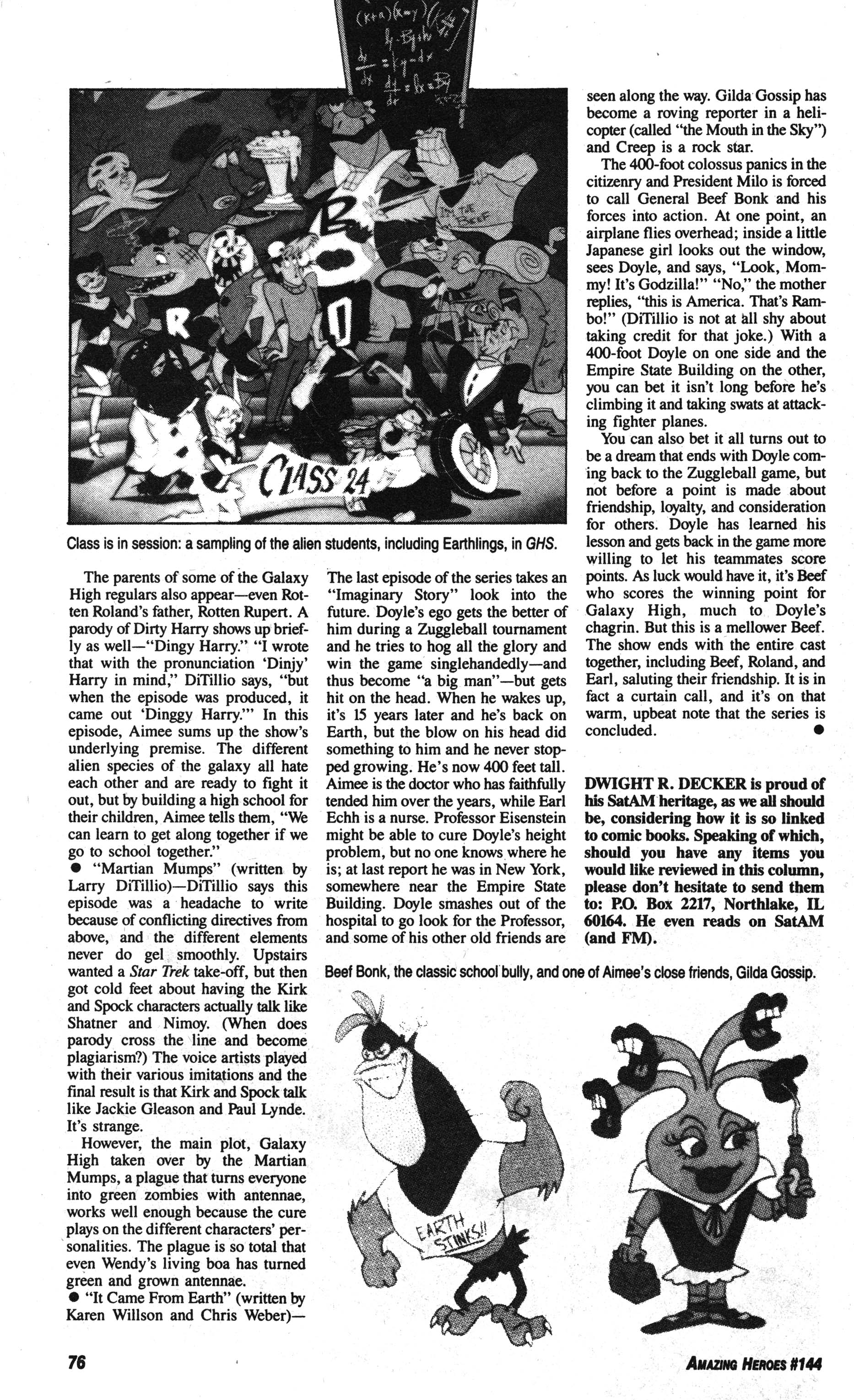 Read online Amazing Heroes comic -  Issue #144 - 76