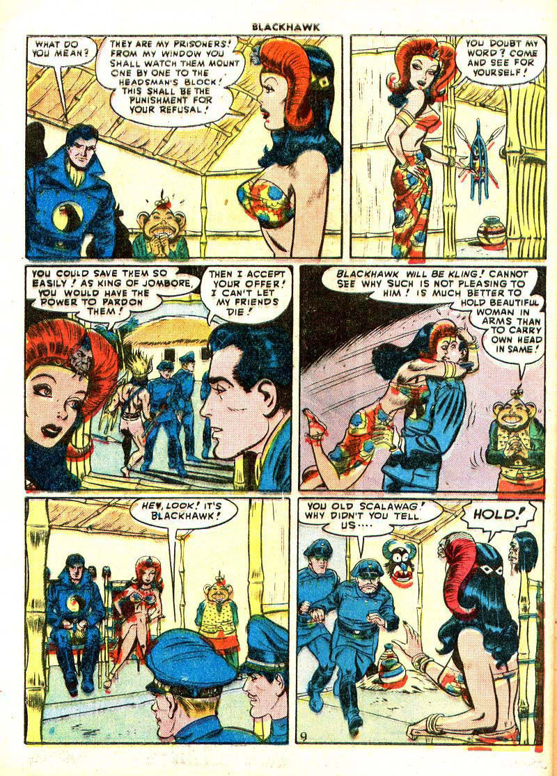 Read online Blackhawk (1957) comic -  Issue #17 - 44