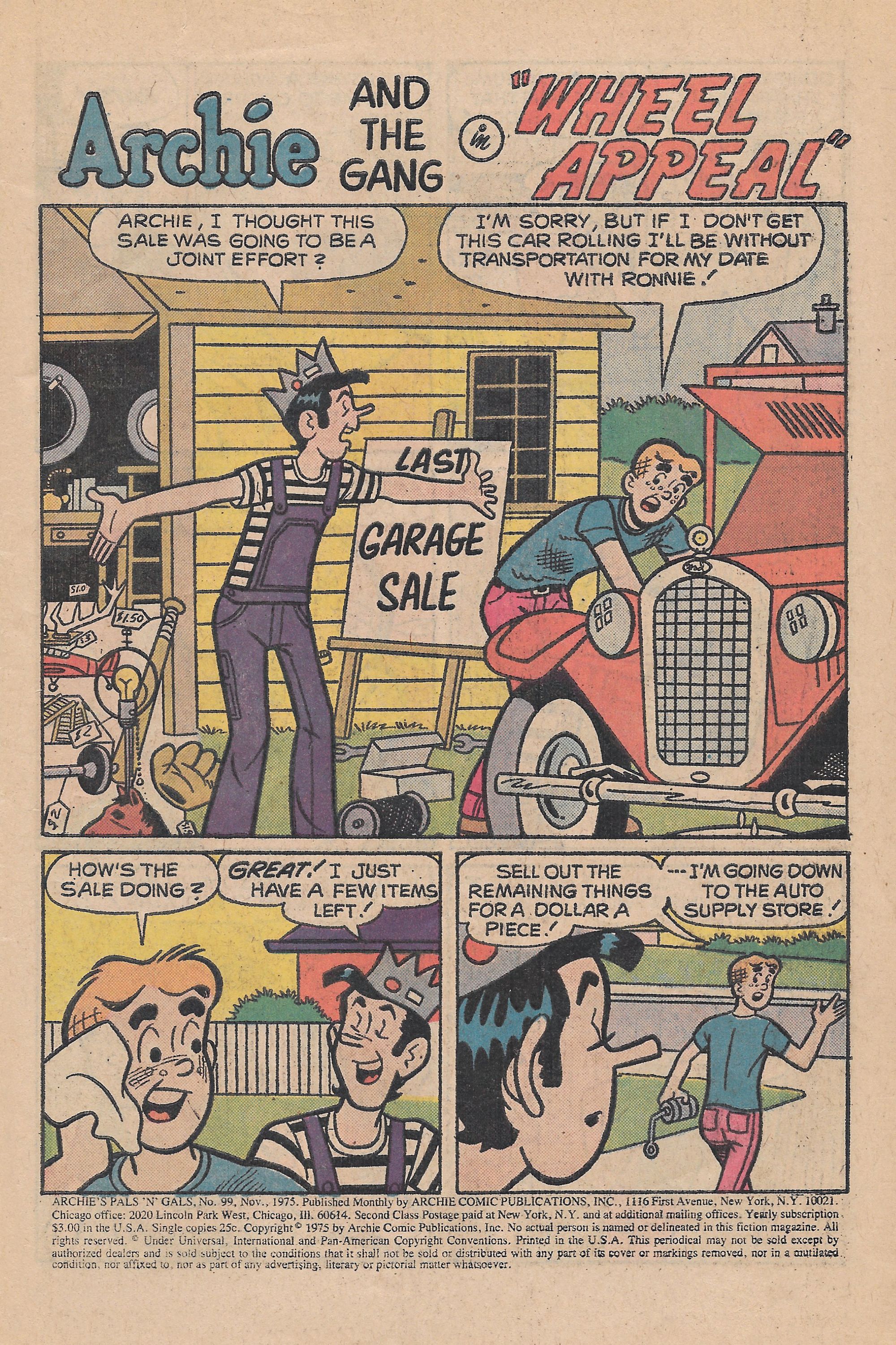 Read online Archie's Pals 'N' Gals (1952) comic -  Issue #99 - 3