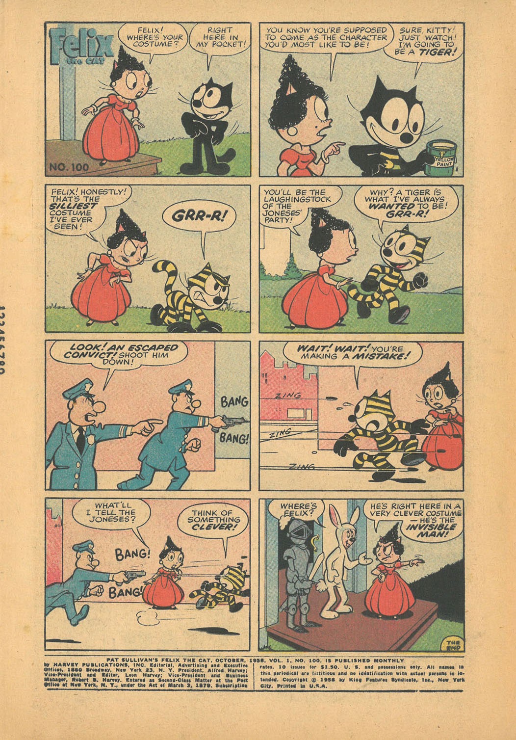 Read online Felix the Cat (1955) comic -  Issue #100 - 3