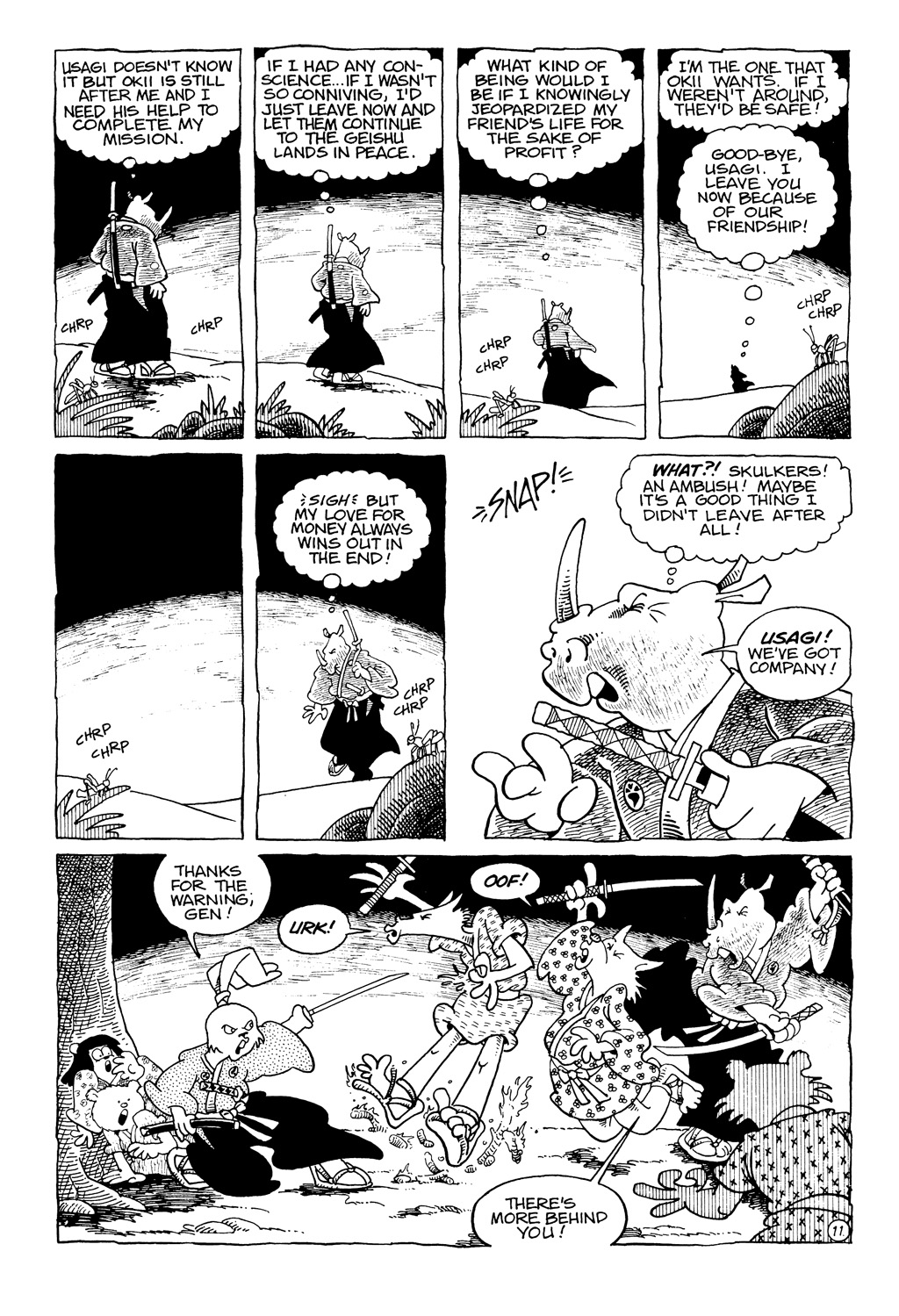 Read online Usagi Yojimbo (1987) comic -  Issue #11 - 12